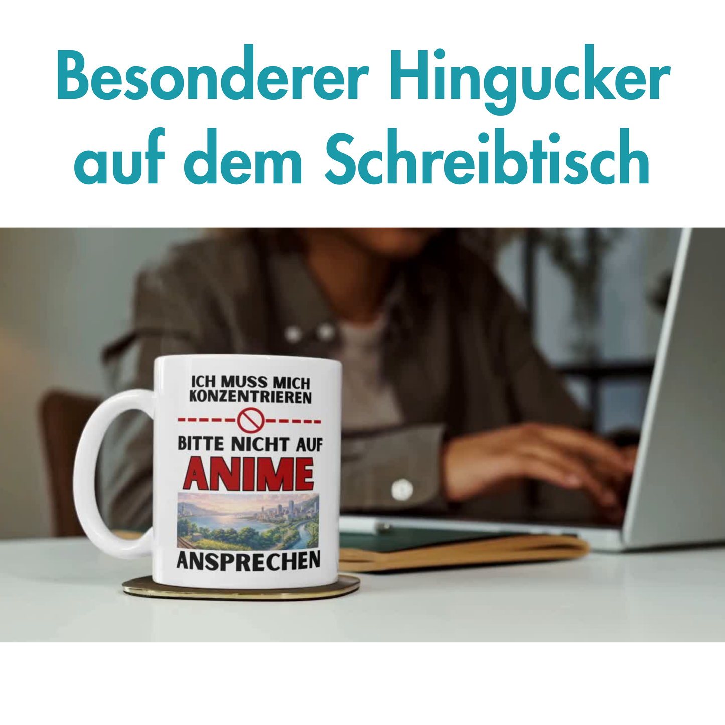 Ich Muss Mich Konzentrieren Bitte Nicht Auf Anime Ansprechen Kaffee Tasse