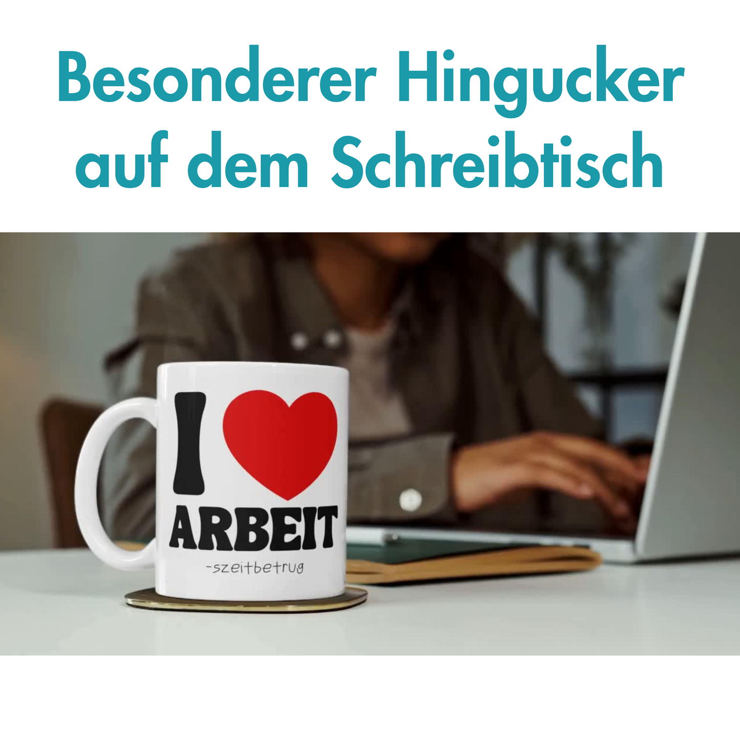 I Love Arbeit Arbeitszeitbetrug Kaffee Tasse