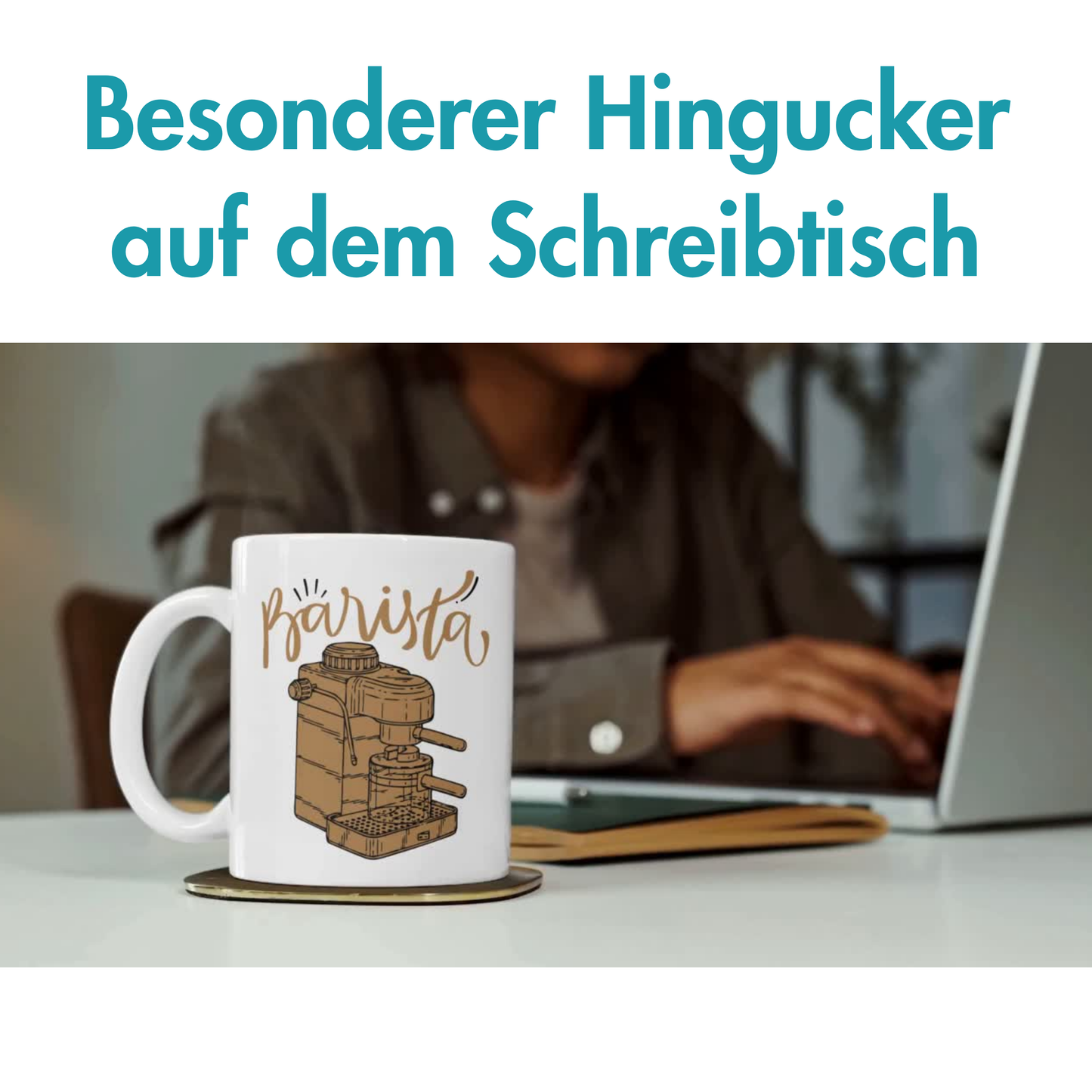 Barista Siebträger Espresso Kaffee Tasse