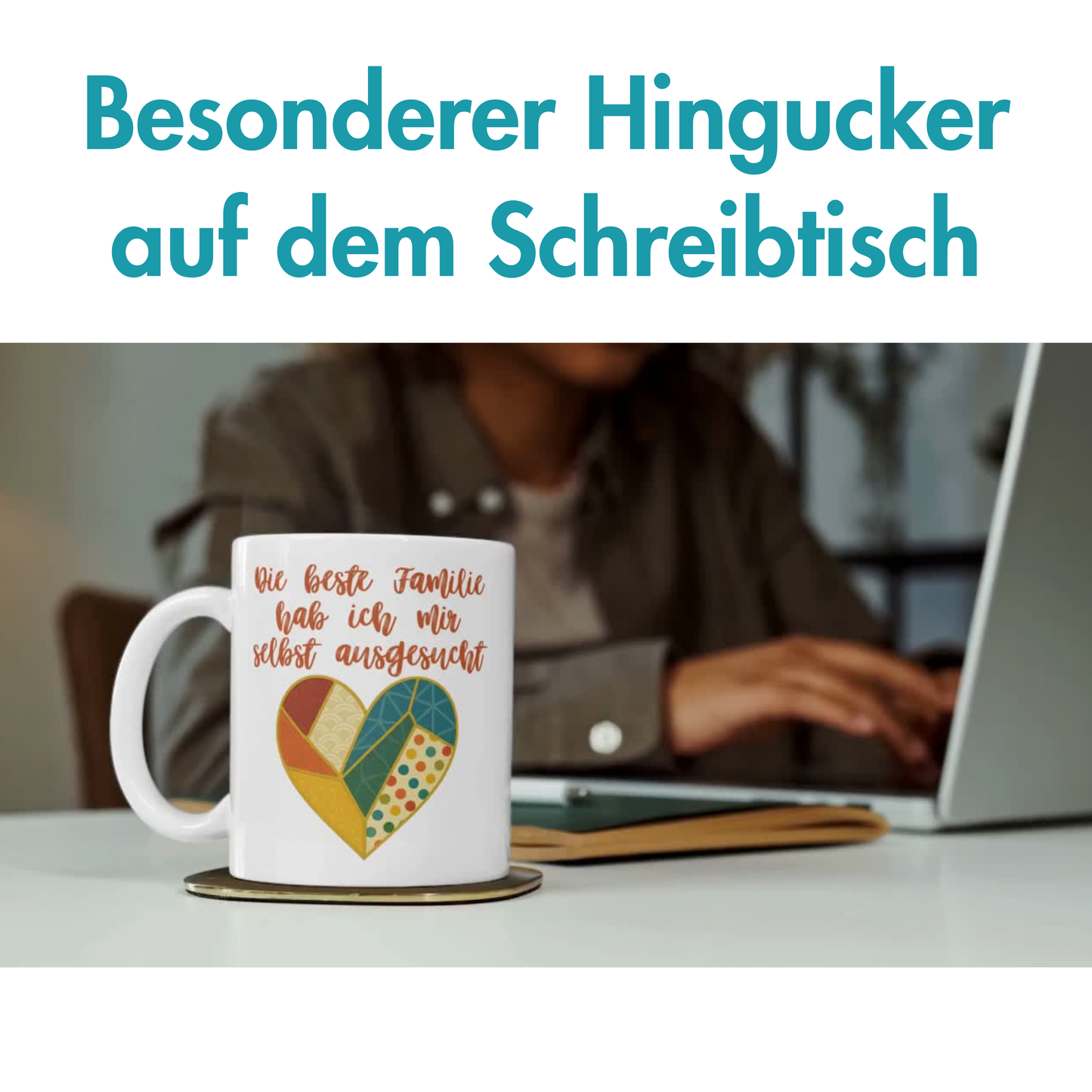Die Beste Familie Hab Ich Mir Selbst Ausgesucht Patchwork Herz Kaffee Tasse