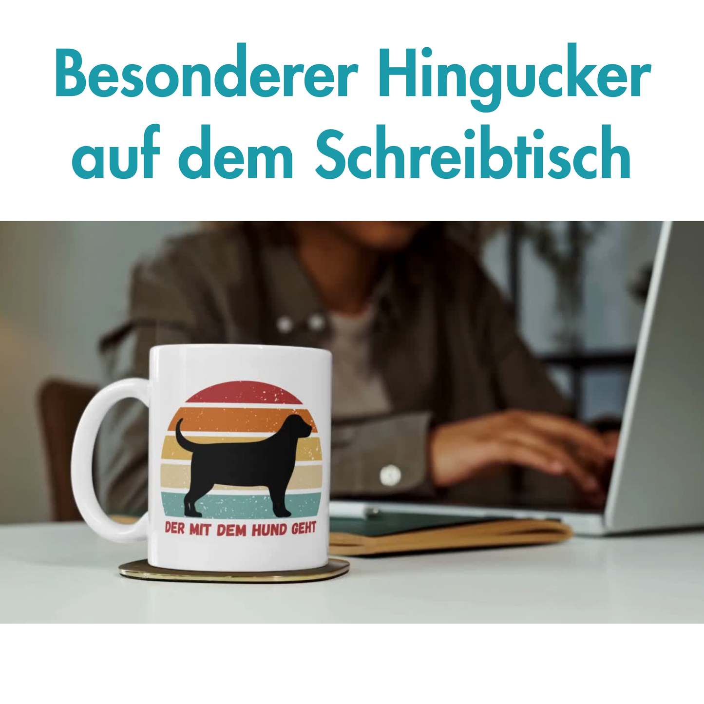 Der Mit Dem Hund Geht Gassi Kaffee Tasse