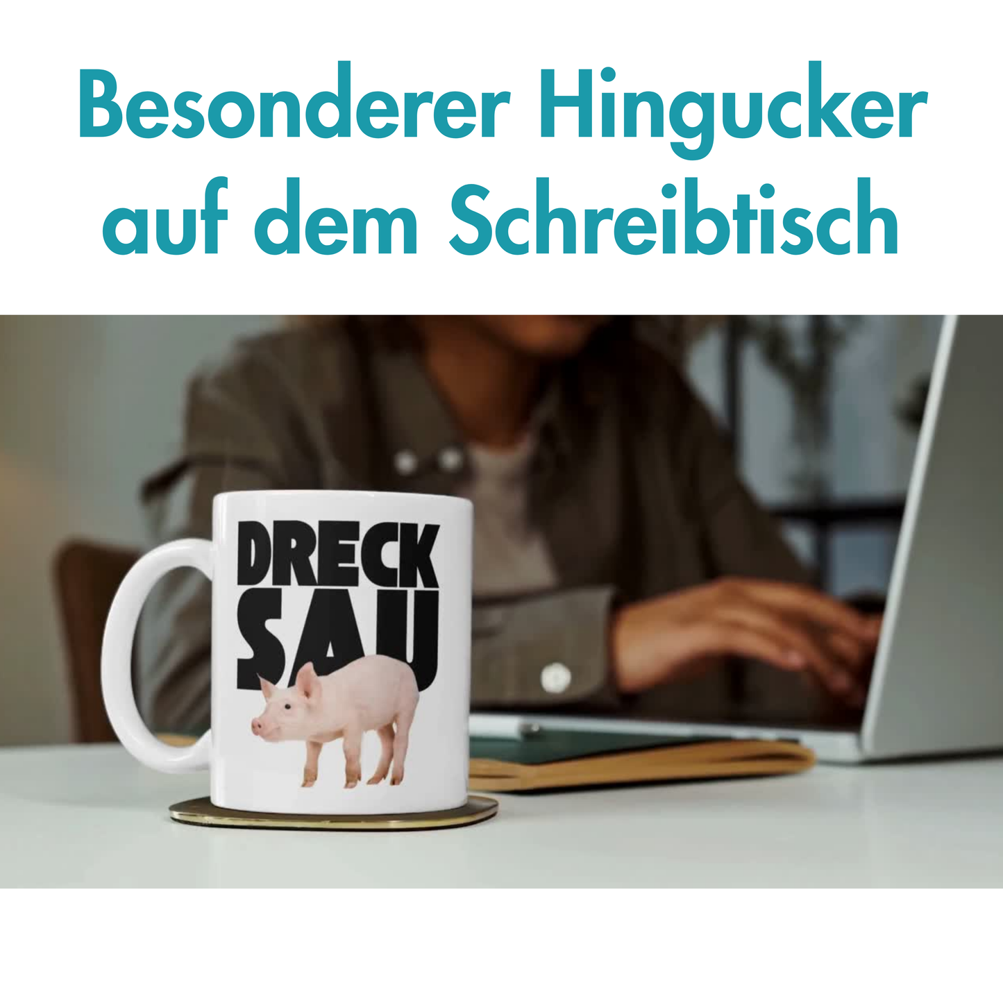 Drecksau Schwein Versaut Kaffee Tasse
