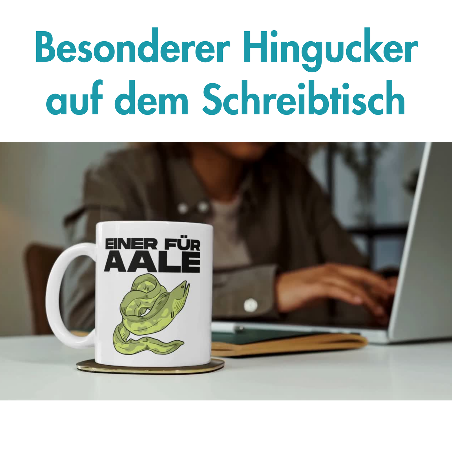 Einer Für Aale Angler Kaffee Tasse