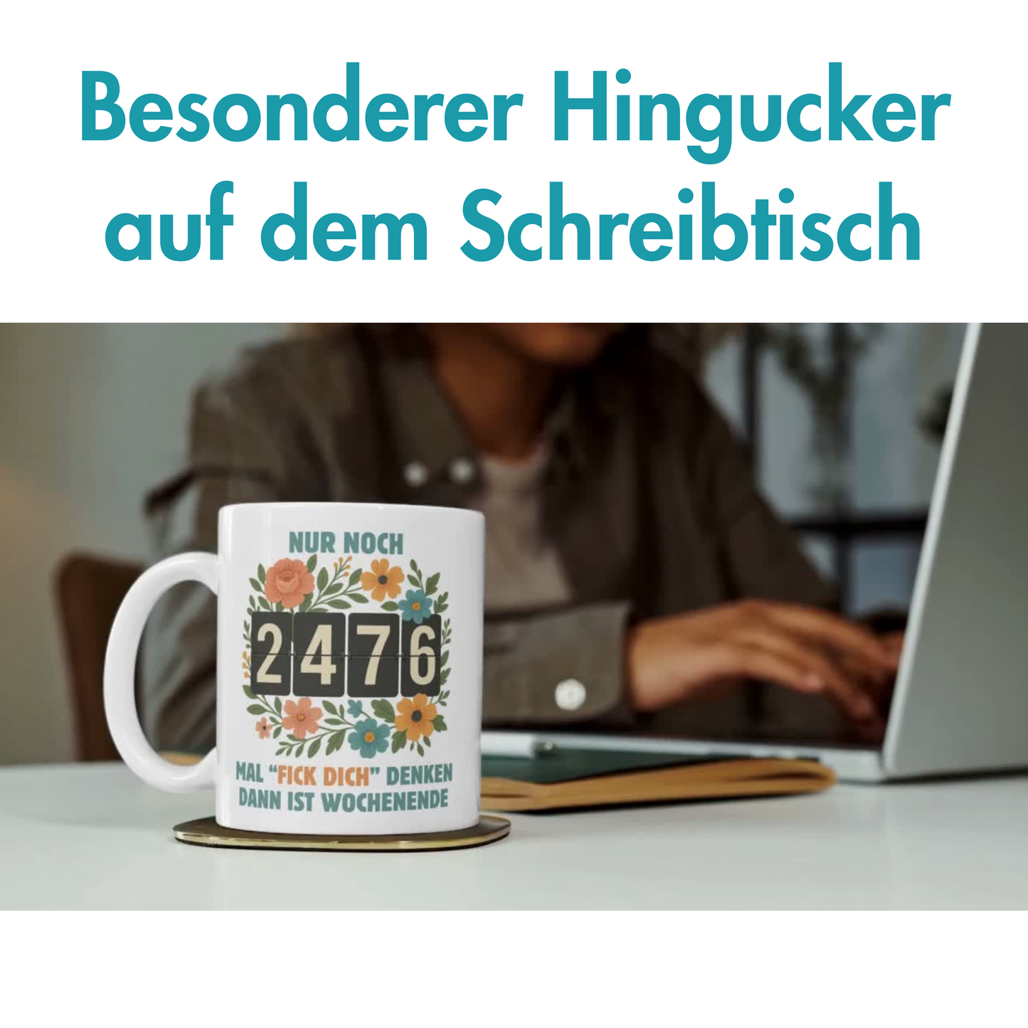 Nur Noch 2476 Mal Fick Dich Denken Dann Ist Wochenende Arbeit Büro Kaffee Tasse