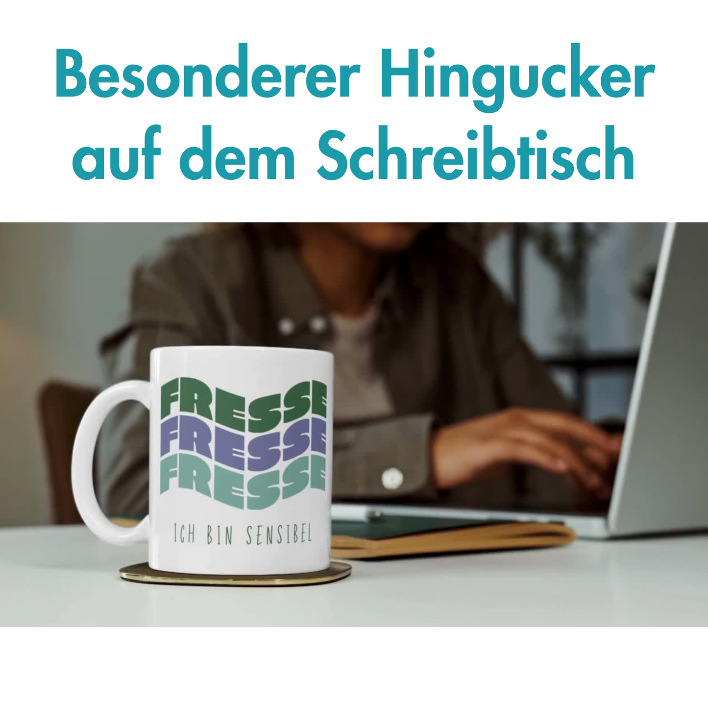 Fresse Ich Bin Sensibel Selbstironie Kaffee Tasse