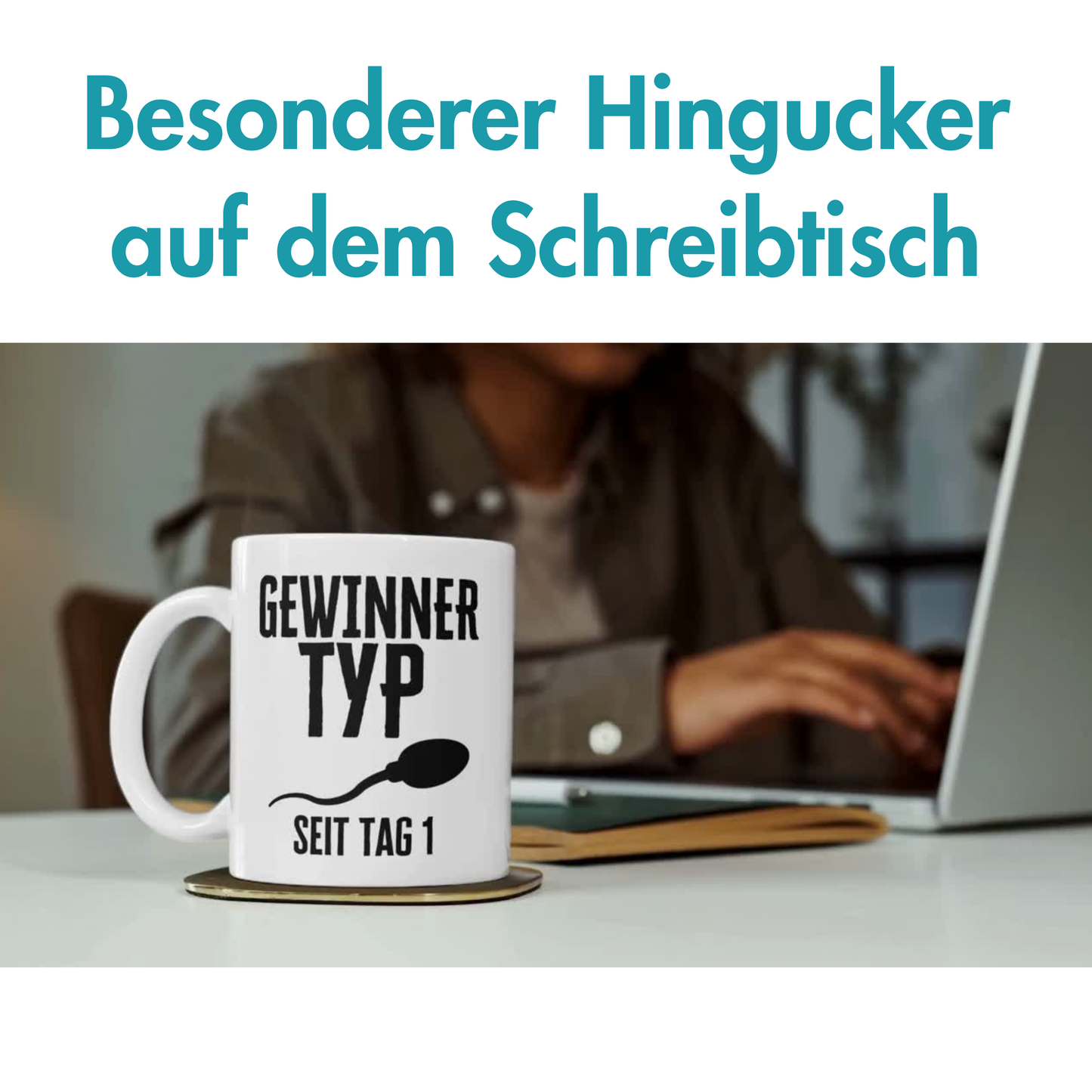 Gewinner Typ Seit Tag 1 Spermie Selbstironie Kaffee Tasse