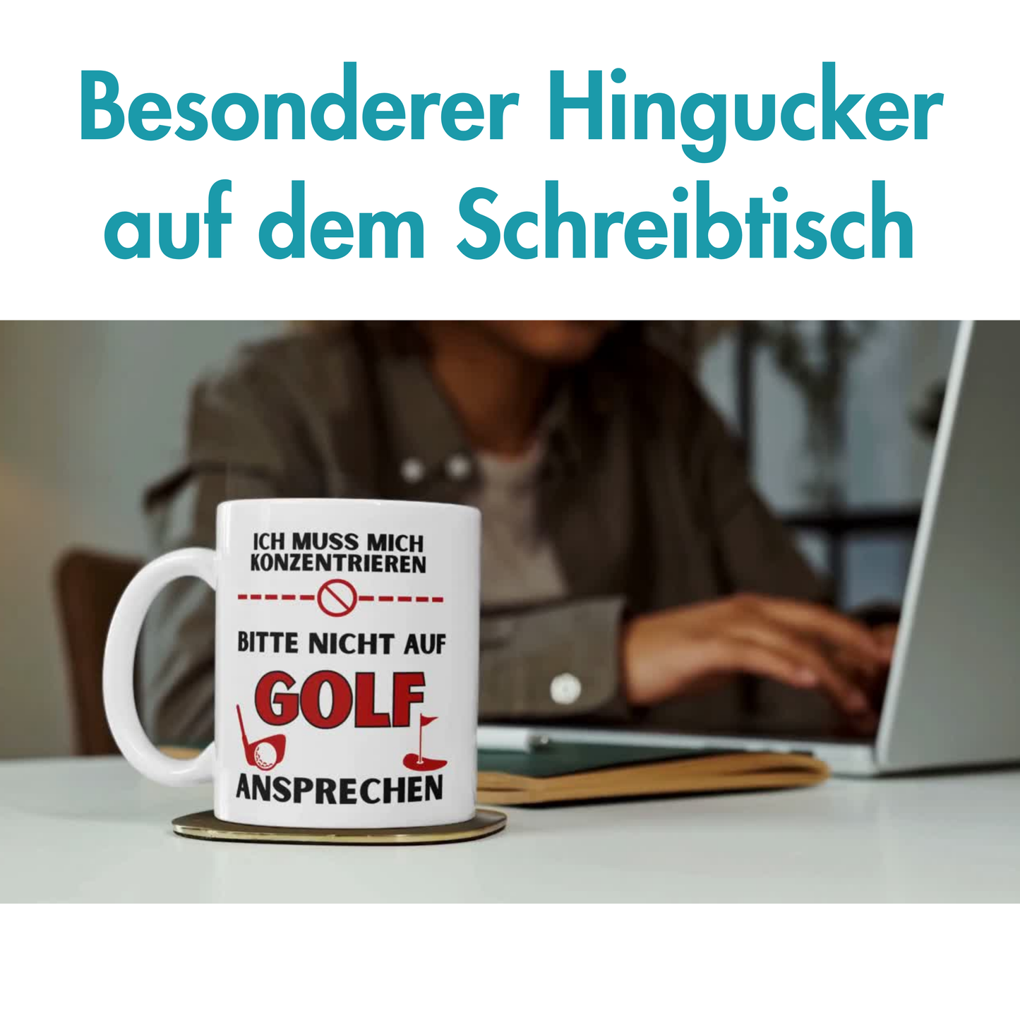 Ich Muss Mich Konzentrieren Bitte Nicht Auf Golf Ansprechen Kaffee Tasse