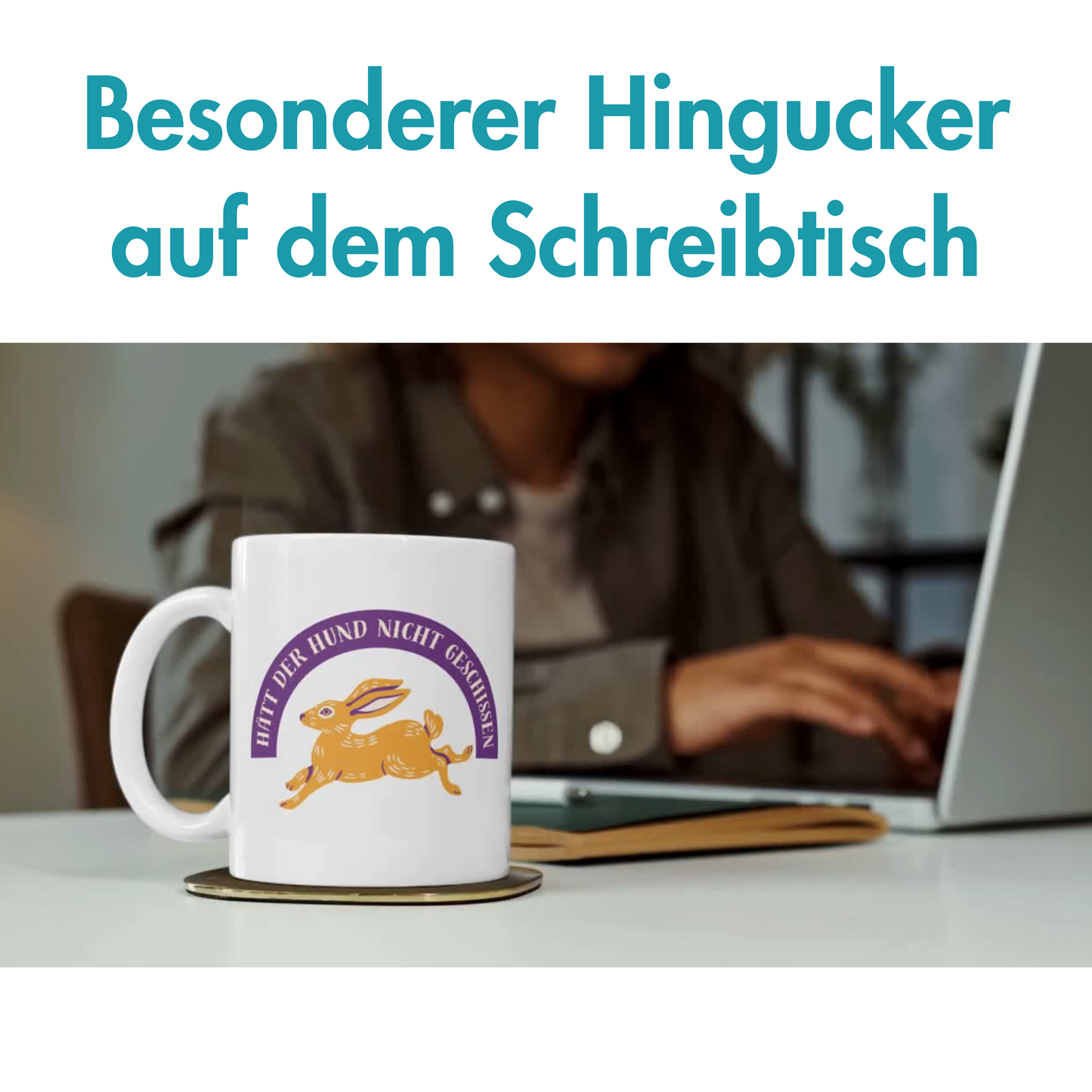 Hätt Der Hund Nicht Geschissen Hasen Sprichwort Kaffee Tasse