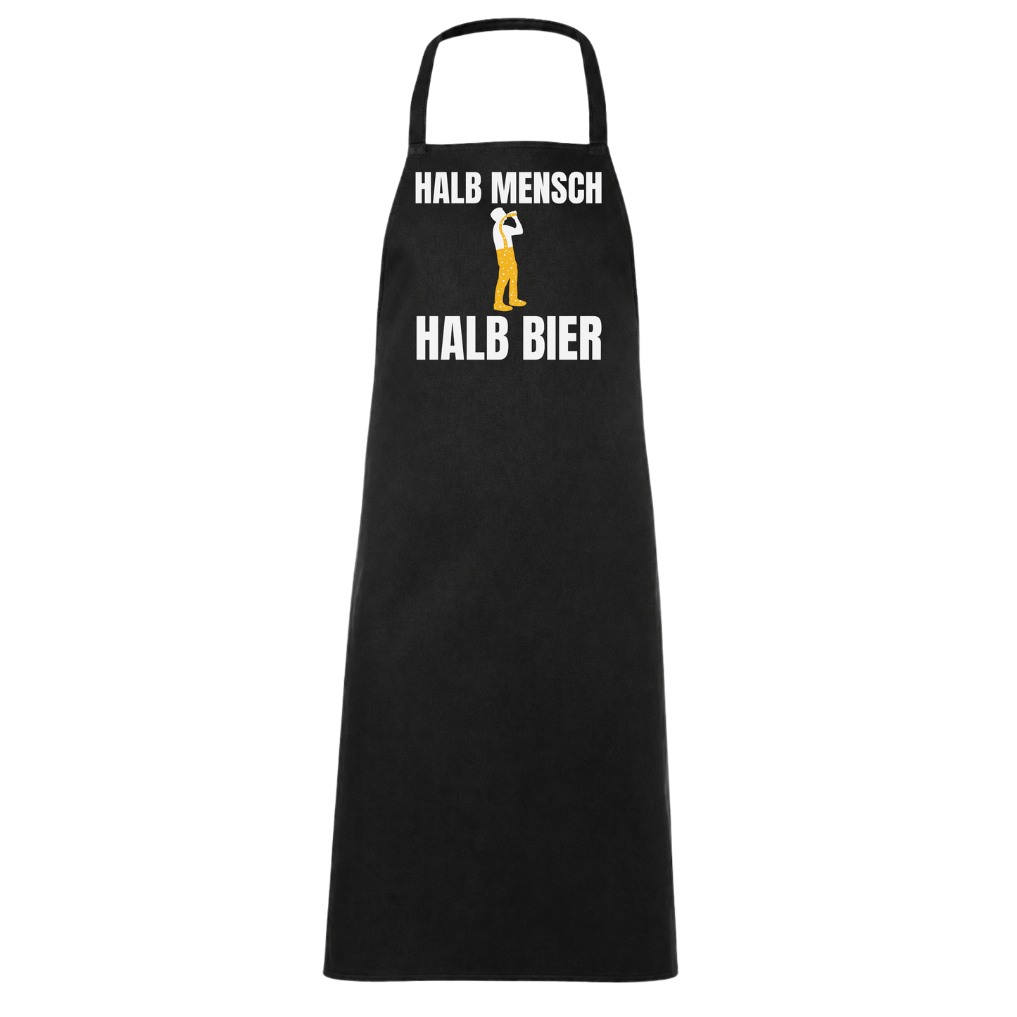 Halb Mensch Halb Bier Saufen Schürze
