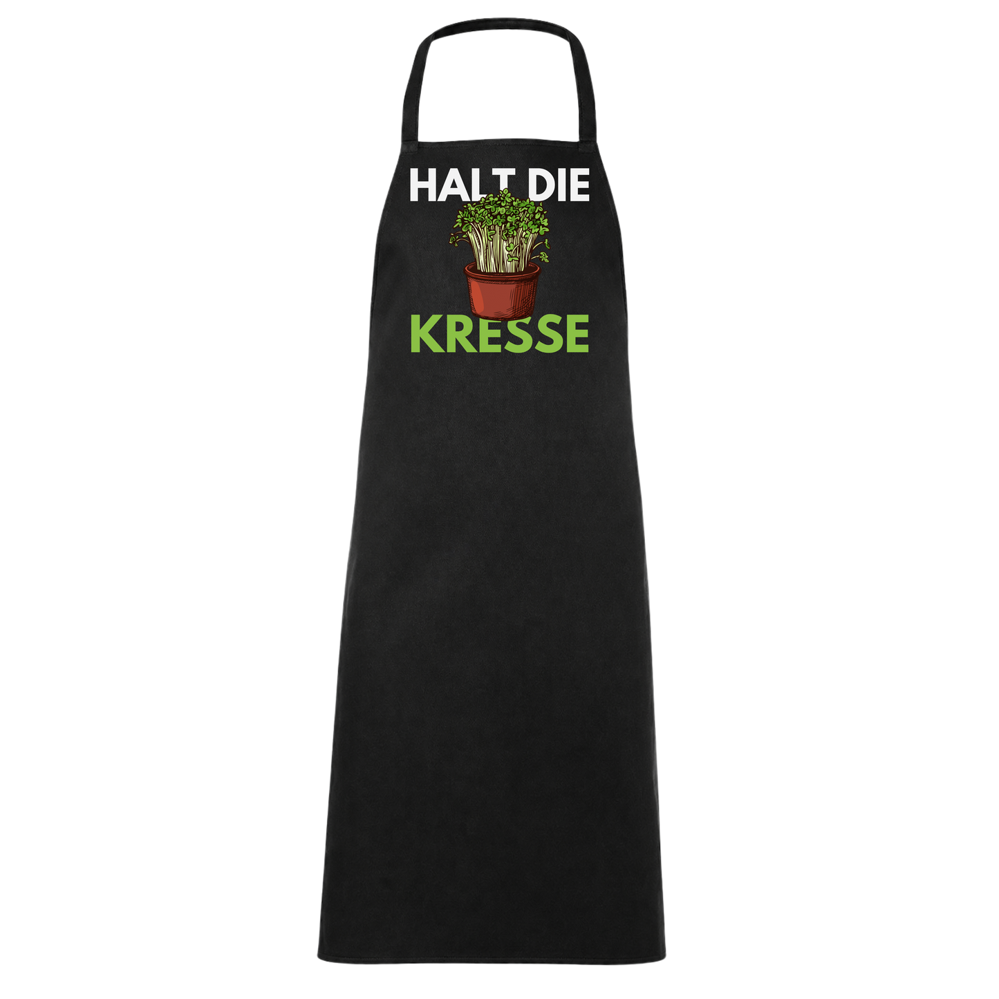Halt Die Kresse Wortspiel Schürze