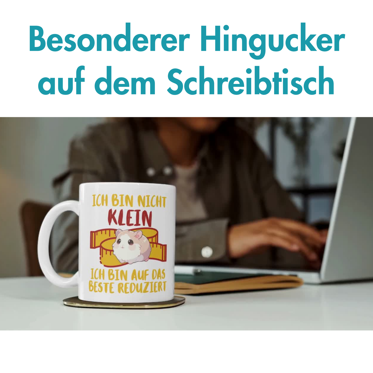 Ich Bin Nicht Klein Ich Bin Auf Das Beste Reduziert Hamster Kaffee Tasse