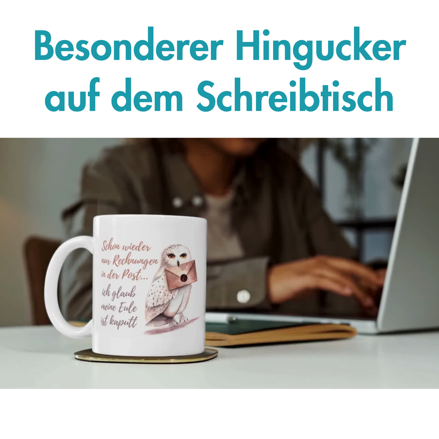 Schon Wieder Nur Rechnungen Ich Glaube Meine Eule Ist Kaputt Zauberer Kaffee Tasse