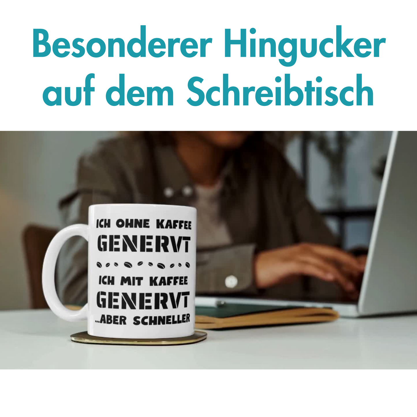 Ich Ohne Kaffee Gernevt Ich Mit Kaffee Genervt Aber Schneller Tasse