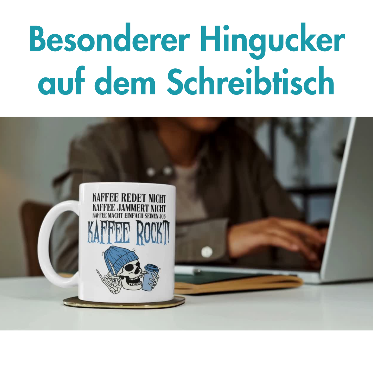 Kaffee Redet Nicht Jammert Nicht Macht Einfach Seinen Job Kaffee Rockt Rock Metal Tasse