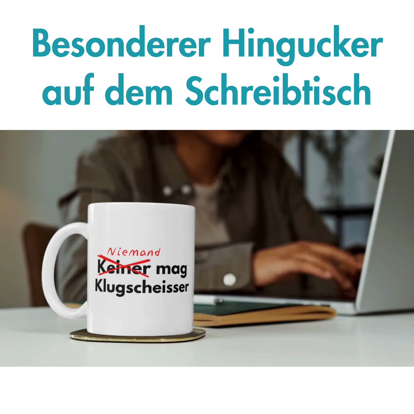 Niemand Mag Klugscheisser Korrektur Kaffee Tasse