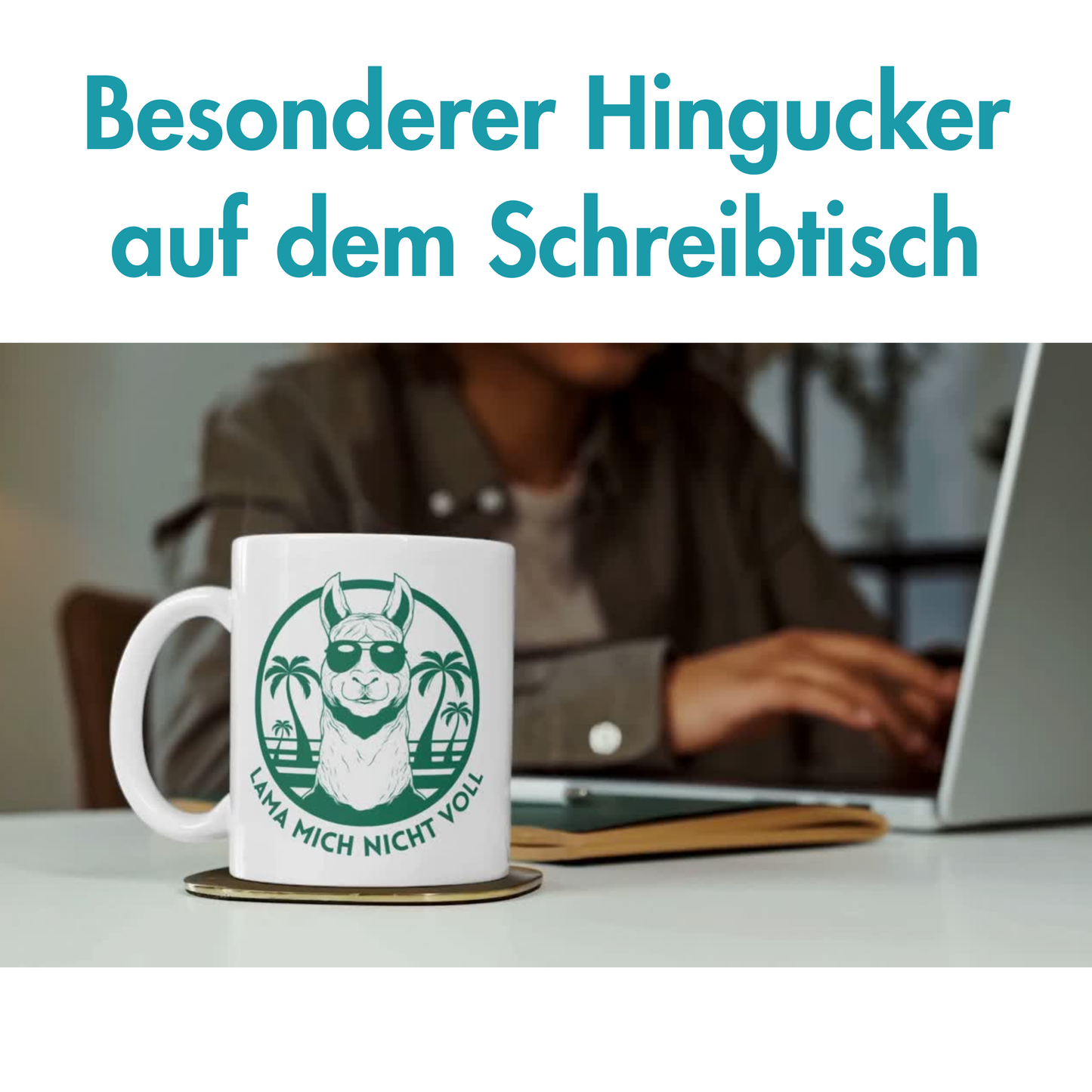 Lama Mich Nicht Voll Genervt Arbeit Kaffee Tasse