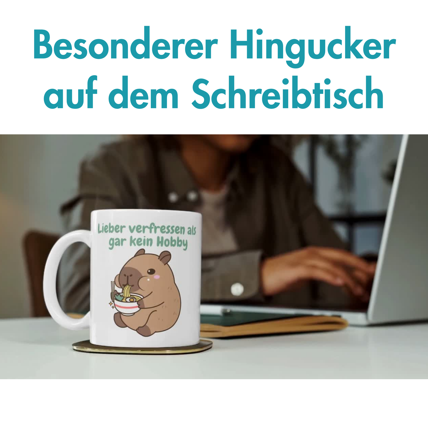 Lieber Verfressen Als Gar Kein Hobby Capybara Kaffee Tasse