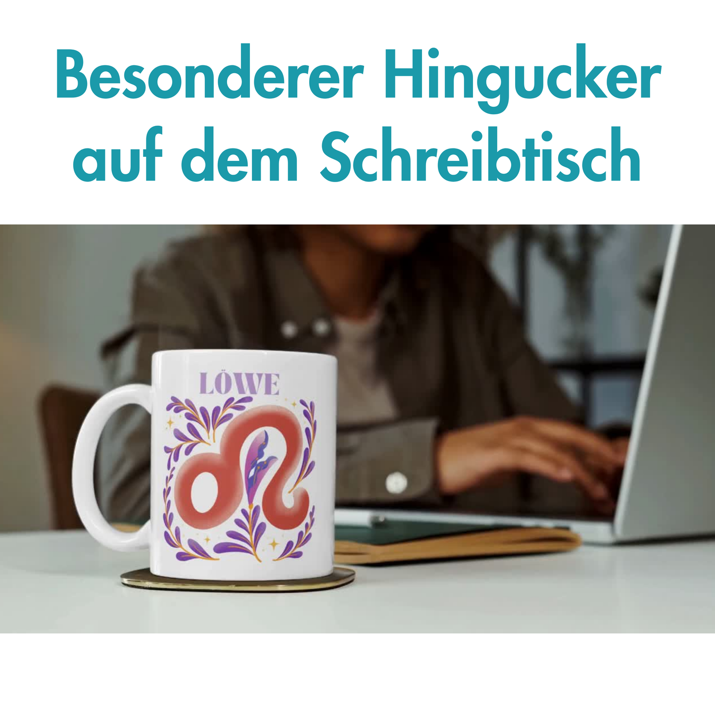 Löwe Leo Sternzeichen Kaffee Tasse