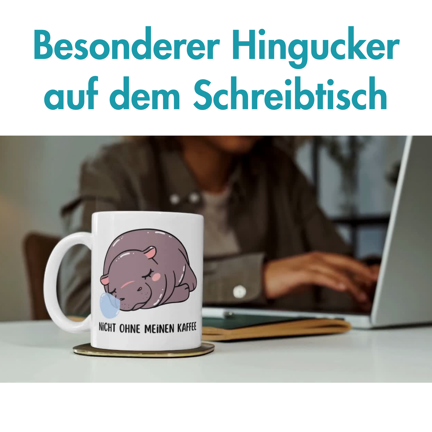 Nicht Ohne Meinen Kaffee Baby Hippo Tasse