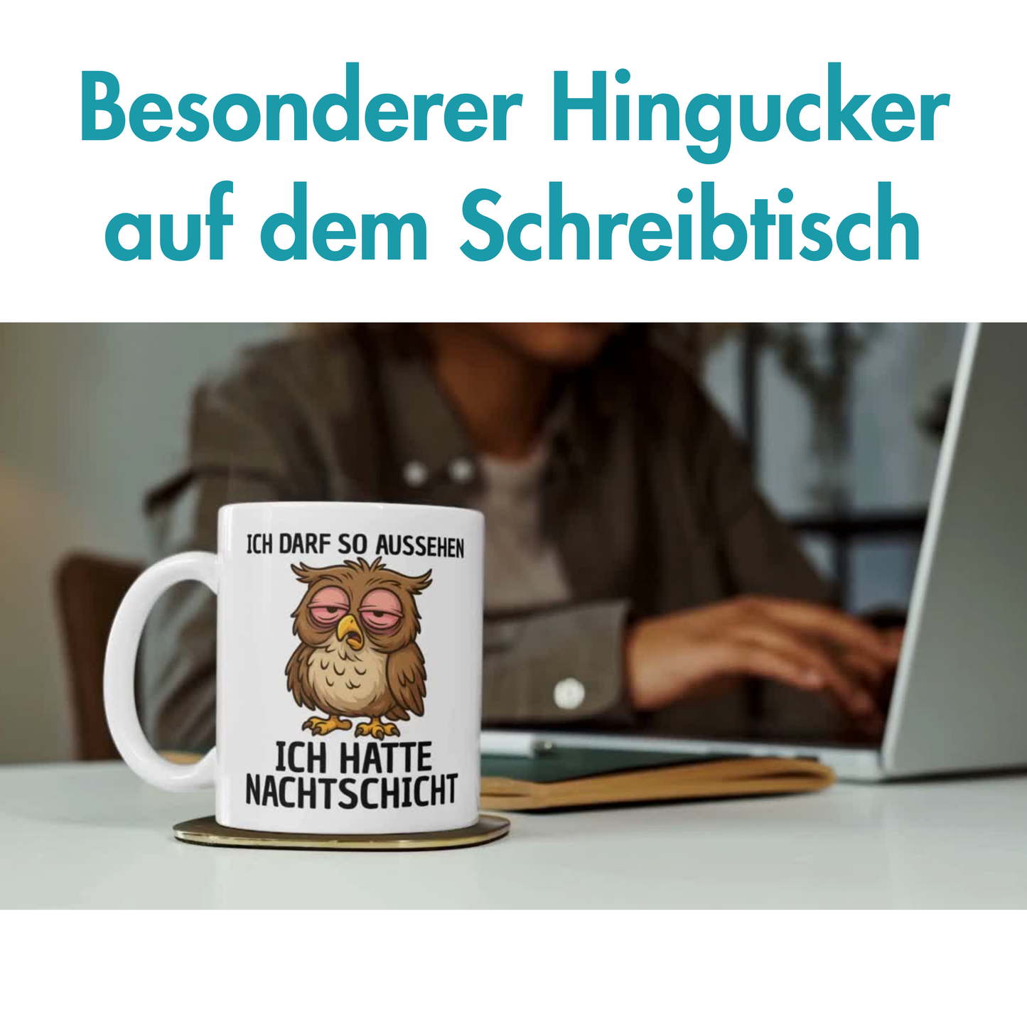 Ich Darf So Aussehen Ich Hatte Nachtschicht Eule Kaffee Tasse