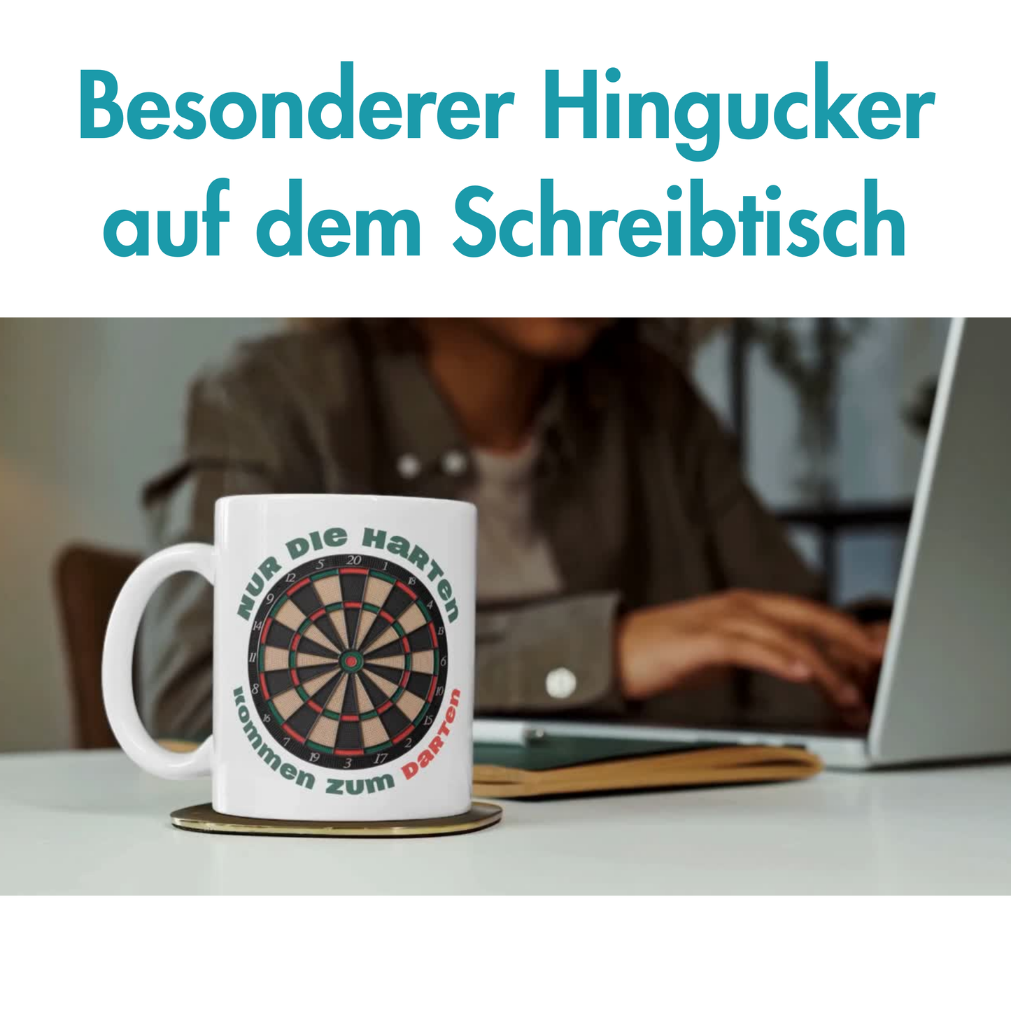 Nur Die Harten Kommen Zum Darten Darts Kaffee Tasse