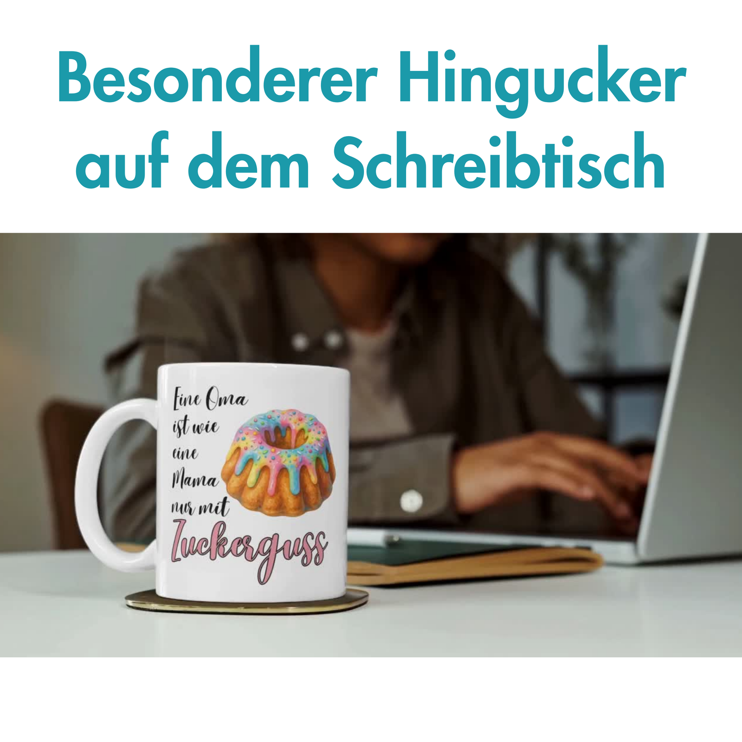 Eine Oma Ist Wie Eine Mama Nur Mit Zuckerguss Kaffee Tasse