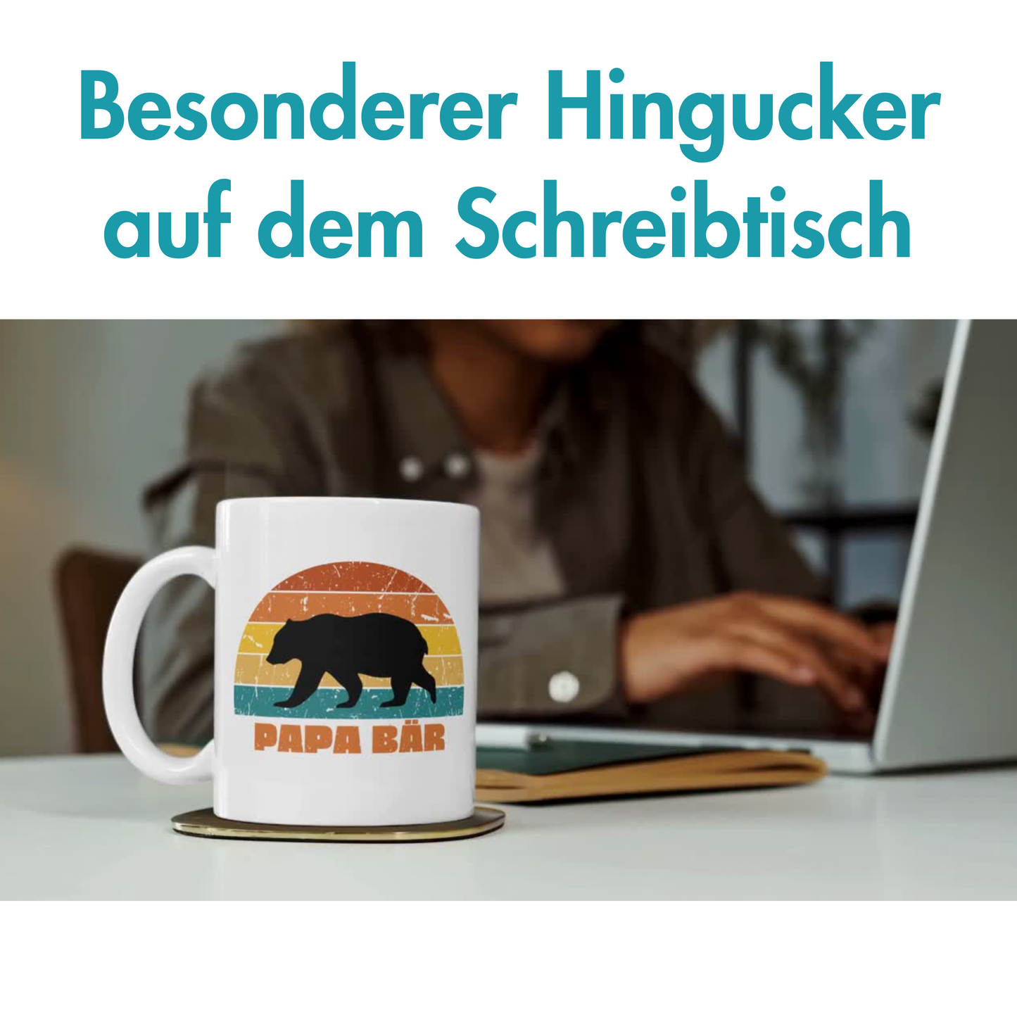 Papa Bär Vatertag Kaffee Tasse