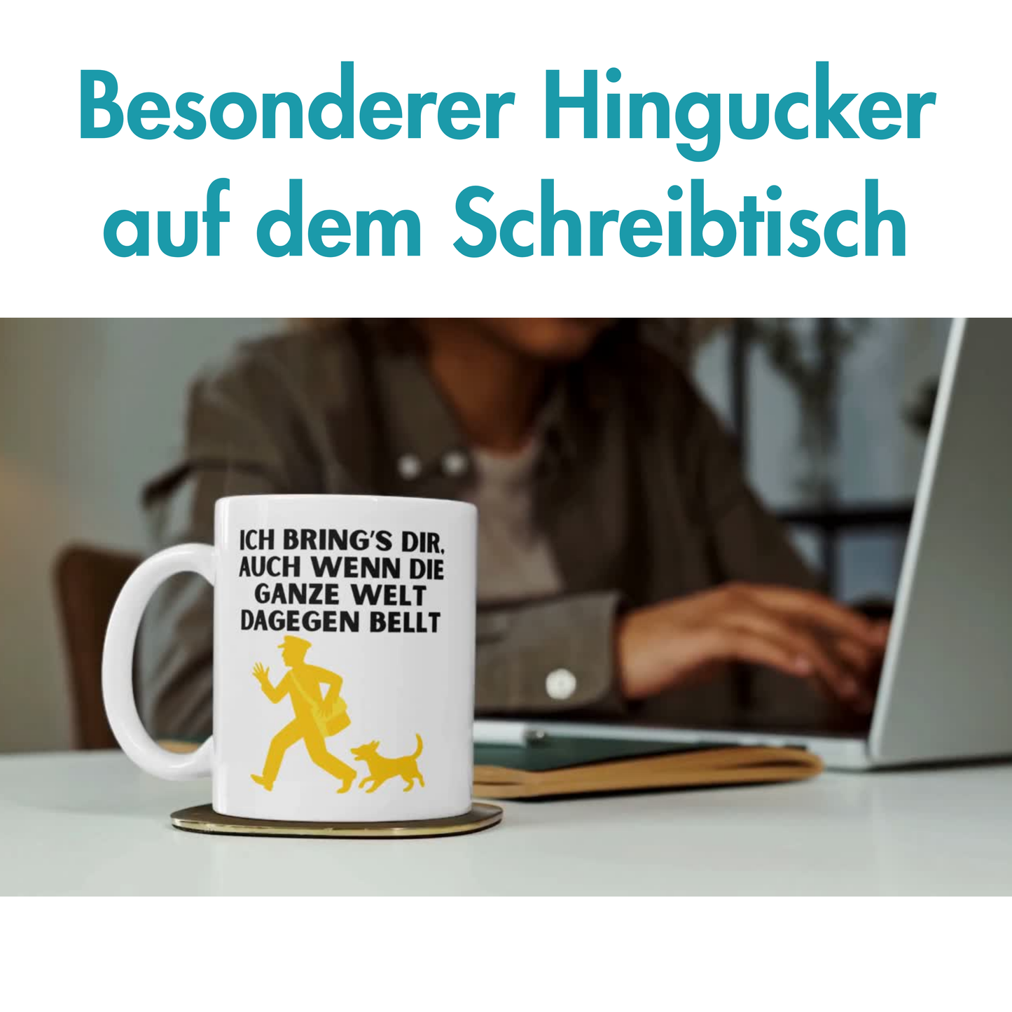 Ich Brings Dir, Auch Wenn Die Ganze Welt Dagegen Bellt Postbote Post Kaffee Tasse