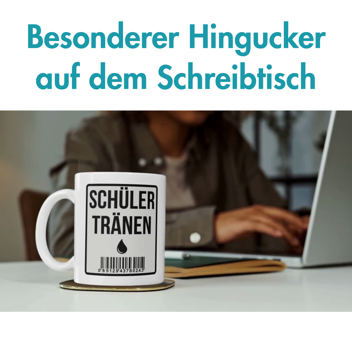Schüler Tränen Sarkasmus Lehrer Lehrerin Schule Schwarzer Humor Kaffee Tasse