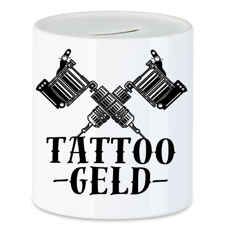 Tattoo Geld Tätowierung Geldgeschenk Spardose
