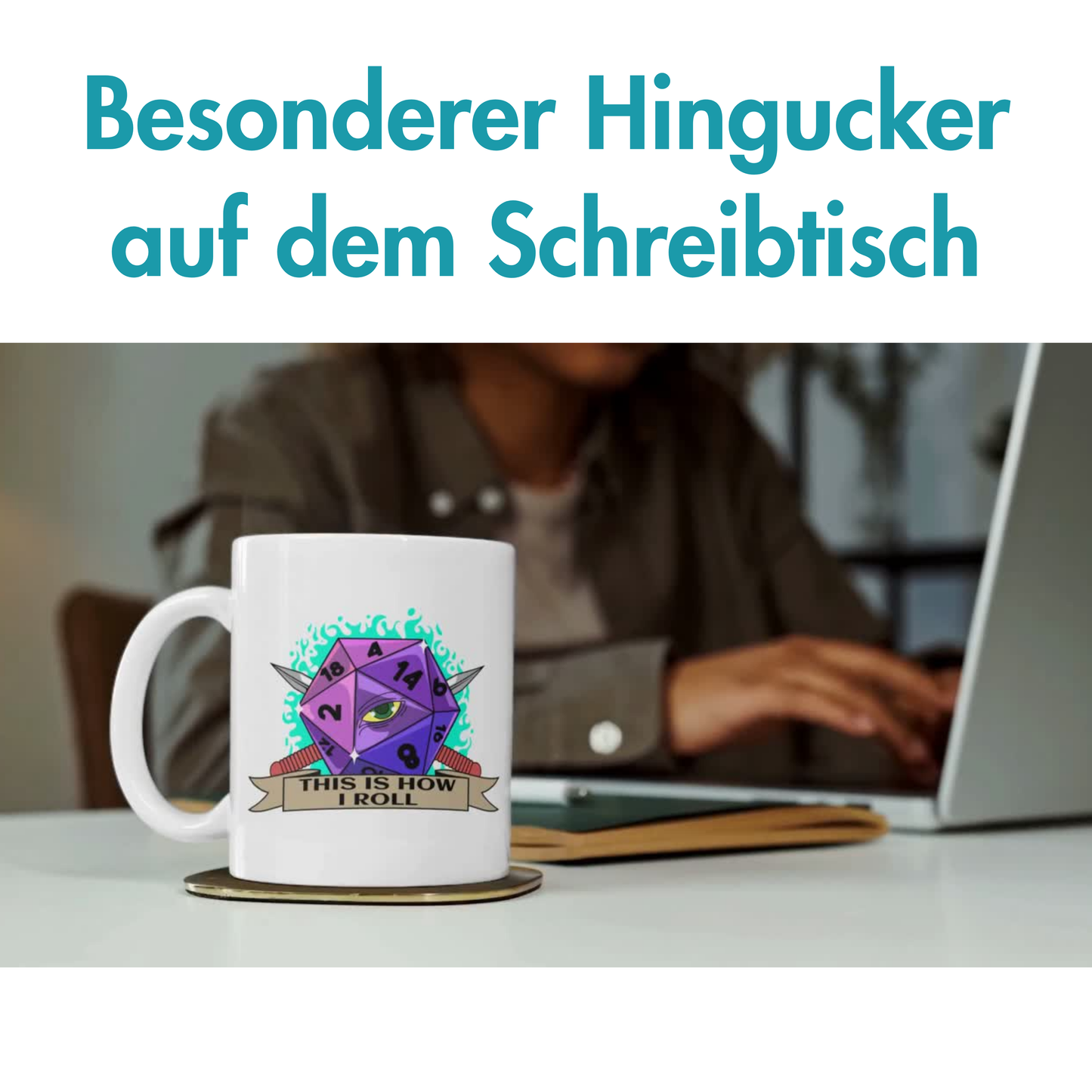 This Is How I Roll Würfel Rollenspiel Kaffee Tasse