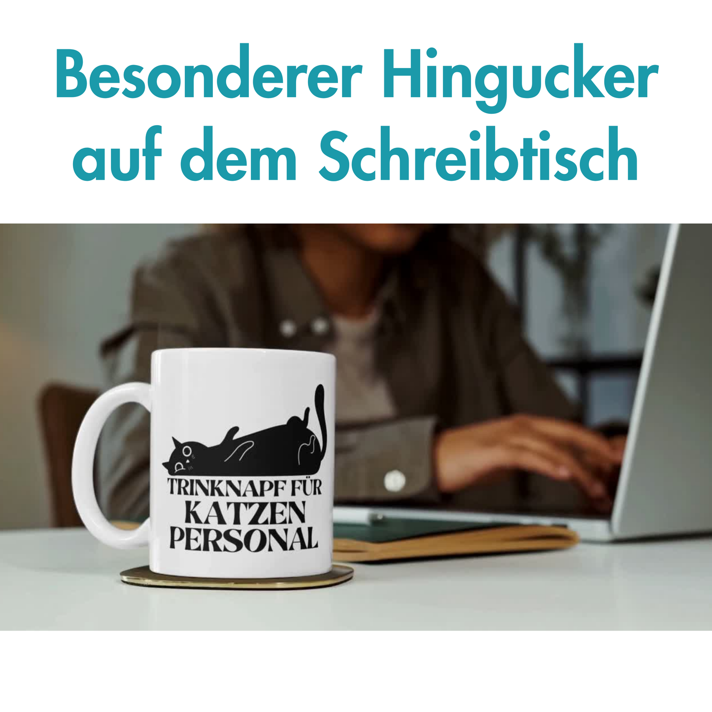 Trinknapf Für Katzenpersonal Besitzer Katze Selbstironisch Kaffee Tasse
