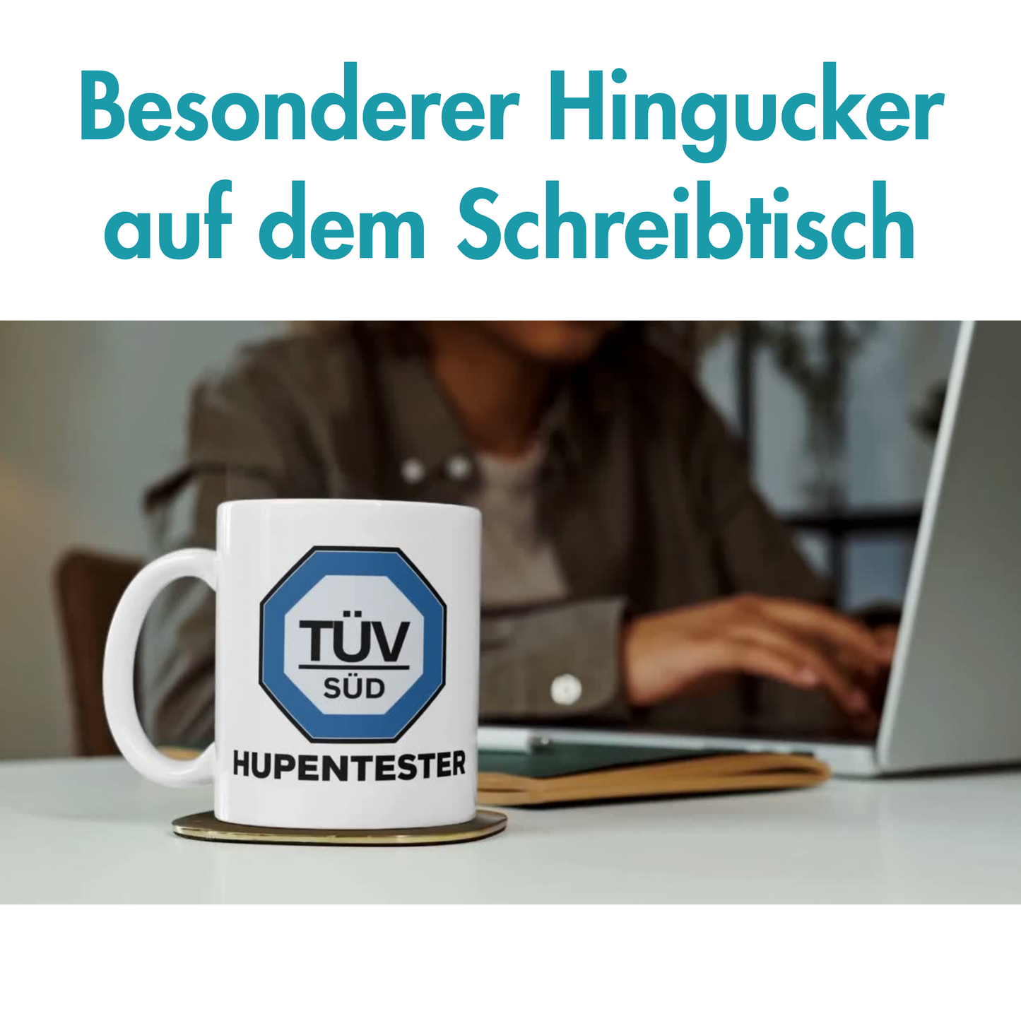 TÜV Hupentester Kaffee Tasse