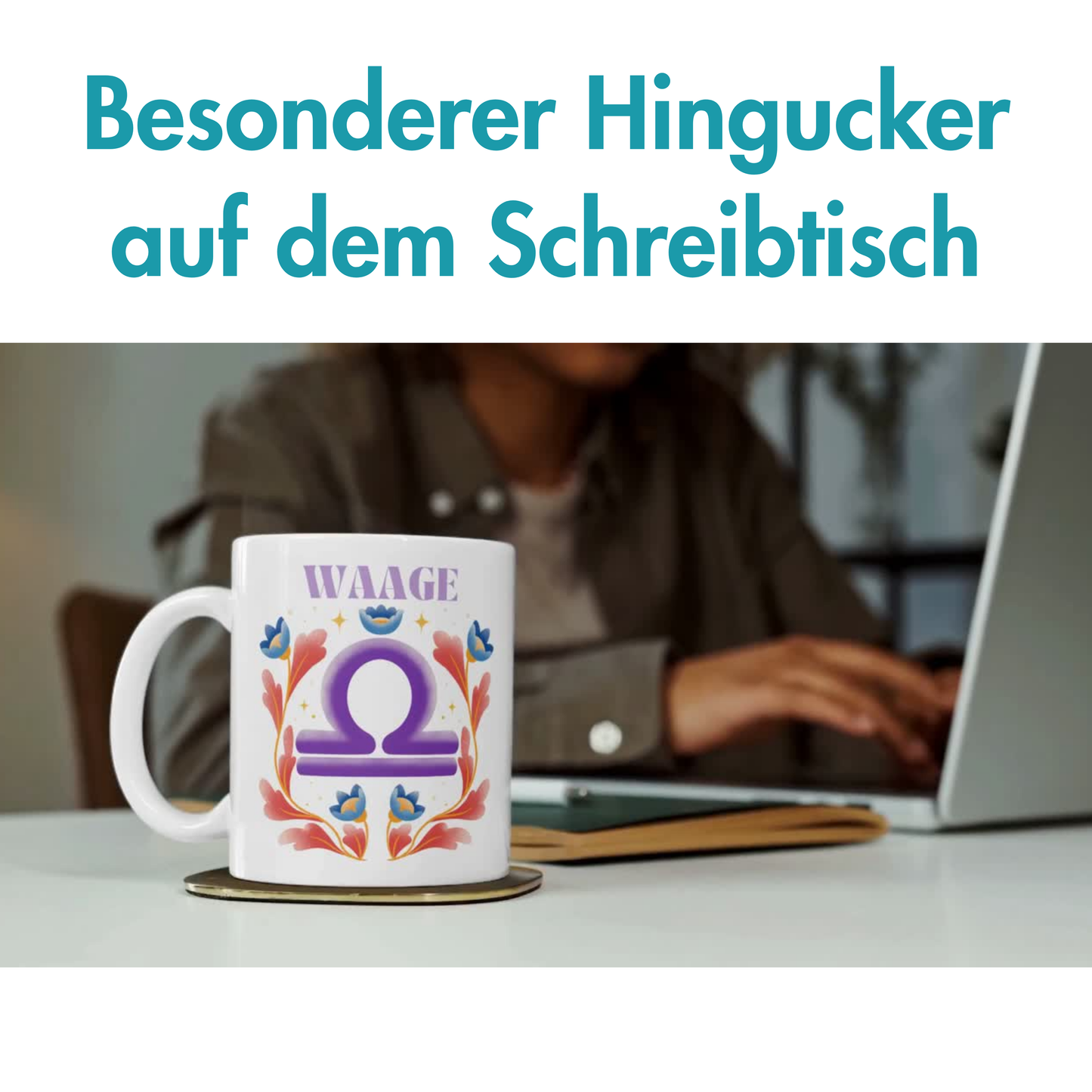 Waage Libra Sternzeichen Kaffee Tasse