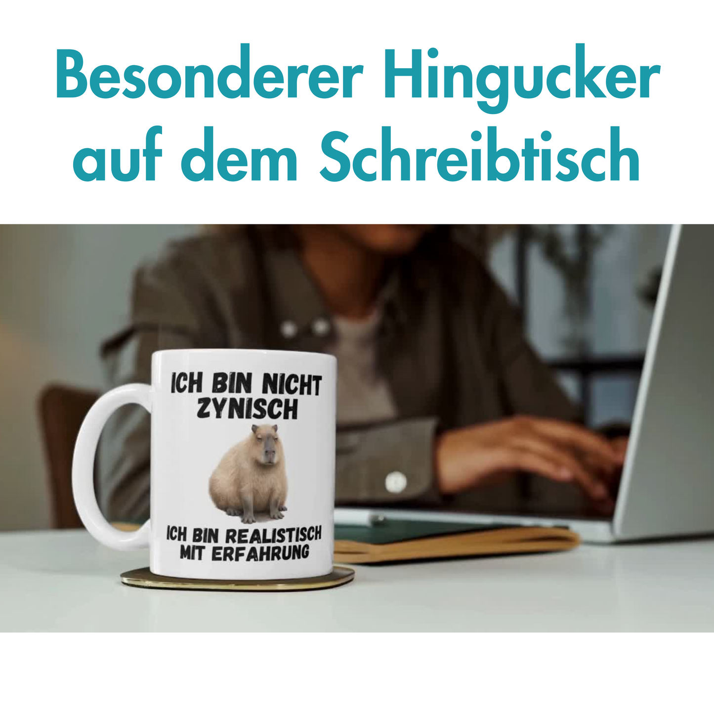 Ich Bin Nicht Zynisch Ich Bin Realistisch Mit Erfahrung Capybara Kaffee Tasse