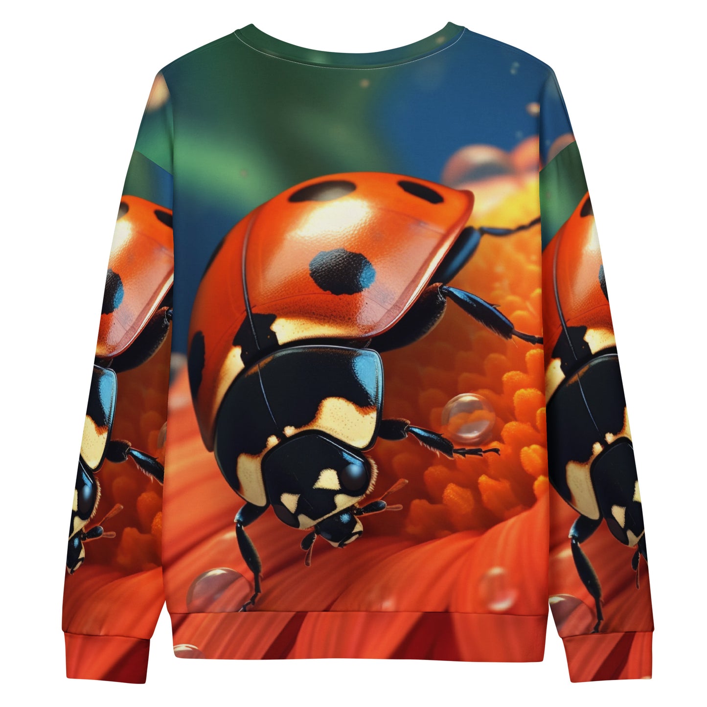 Marienkäfer auf Blume Pullover