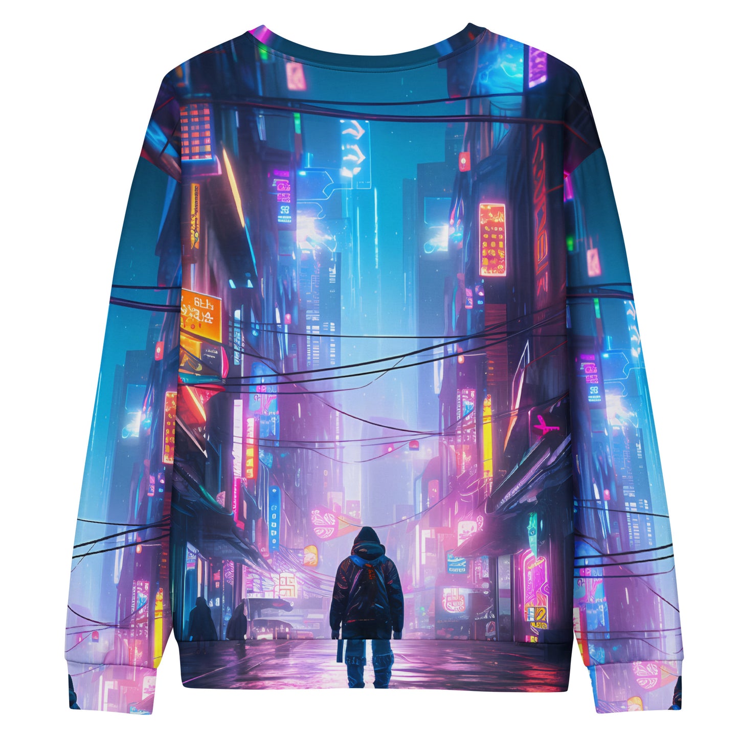 Neon Tokio Nights Pullover