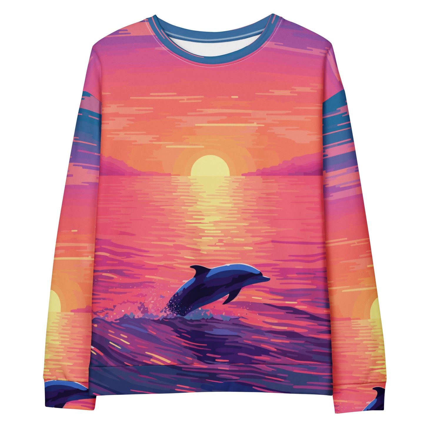 Delfin Sonnenuntergang Pullover