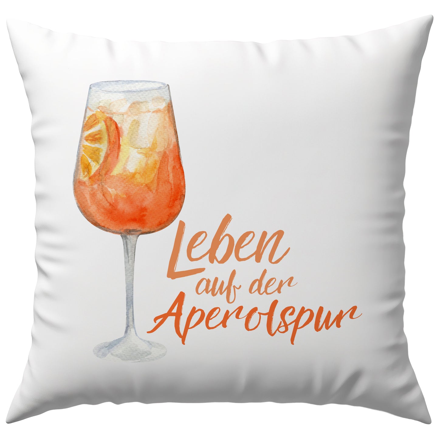 Leben Auf Der Aperolspur Spritz Cocktail Deko Kissen
