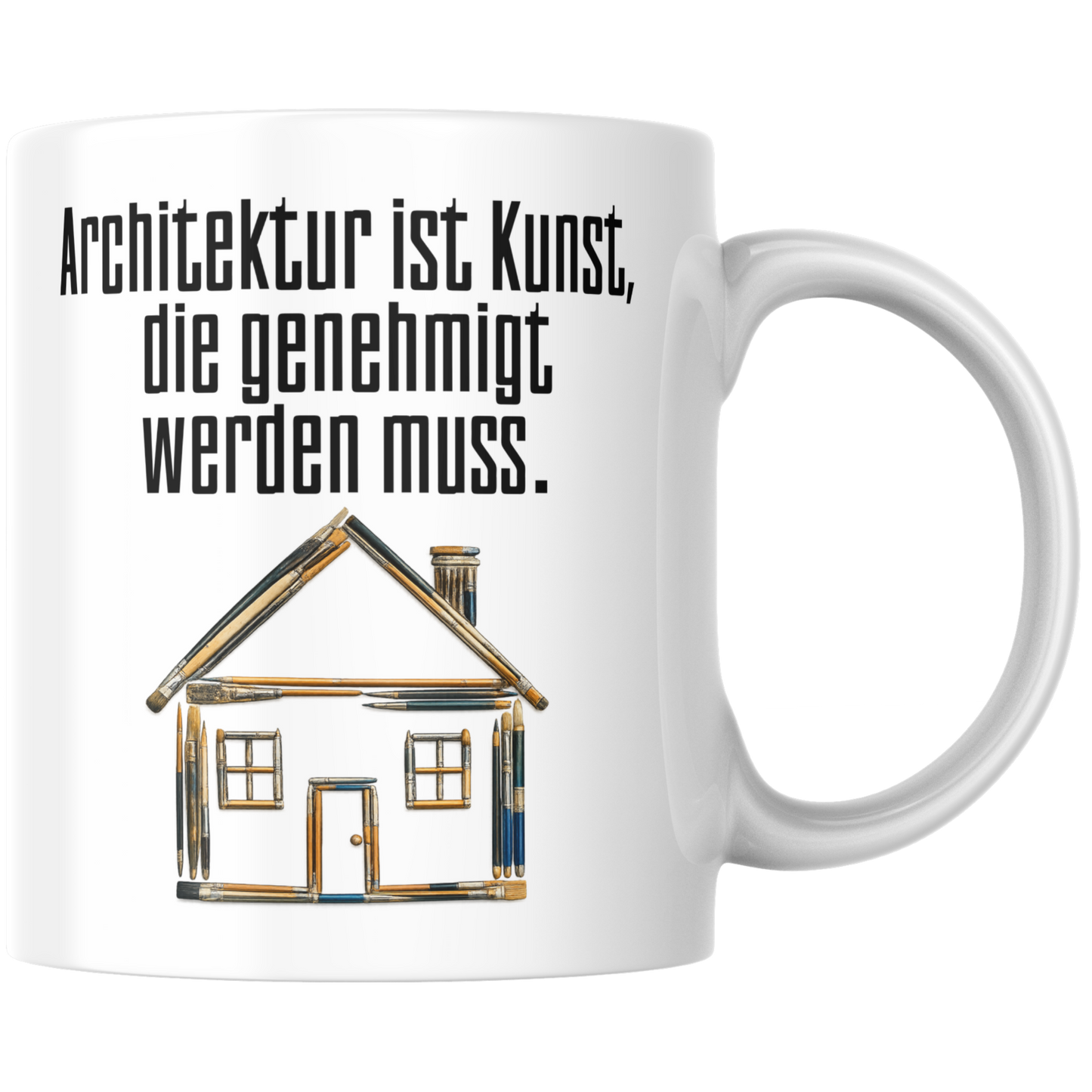 Architektur Ist Kunst Die Genehmigt Werden Muss Architekt Kaffee Tasse