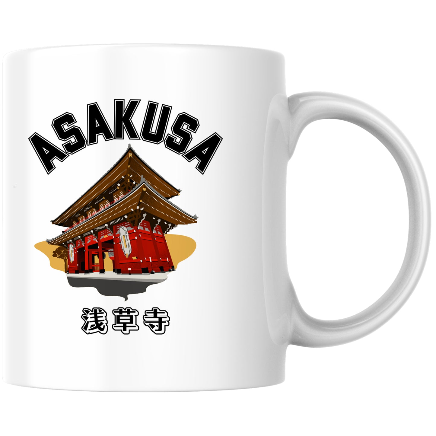 Asakusa Tokio Japan Senso-Ji Schrein Tempel Kaffee Tasse