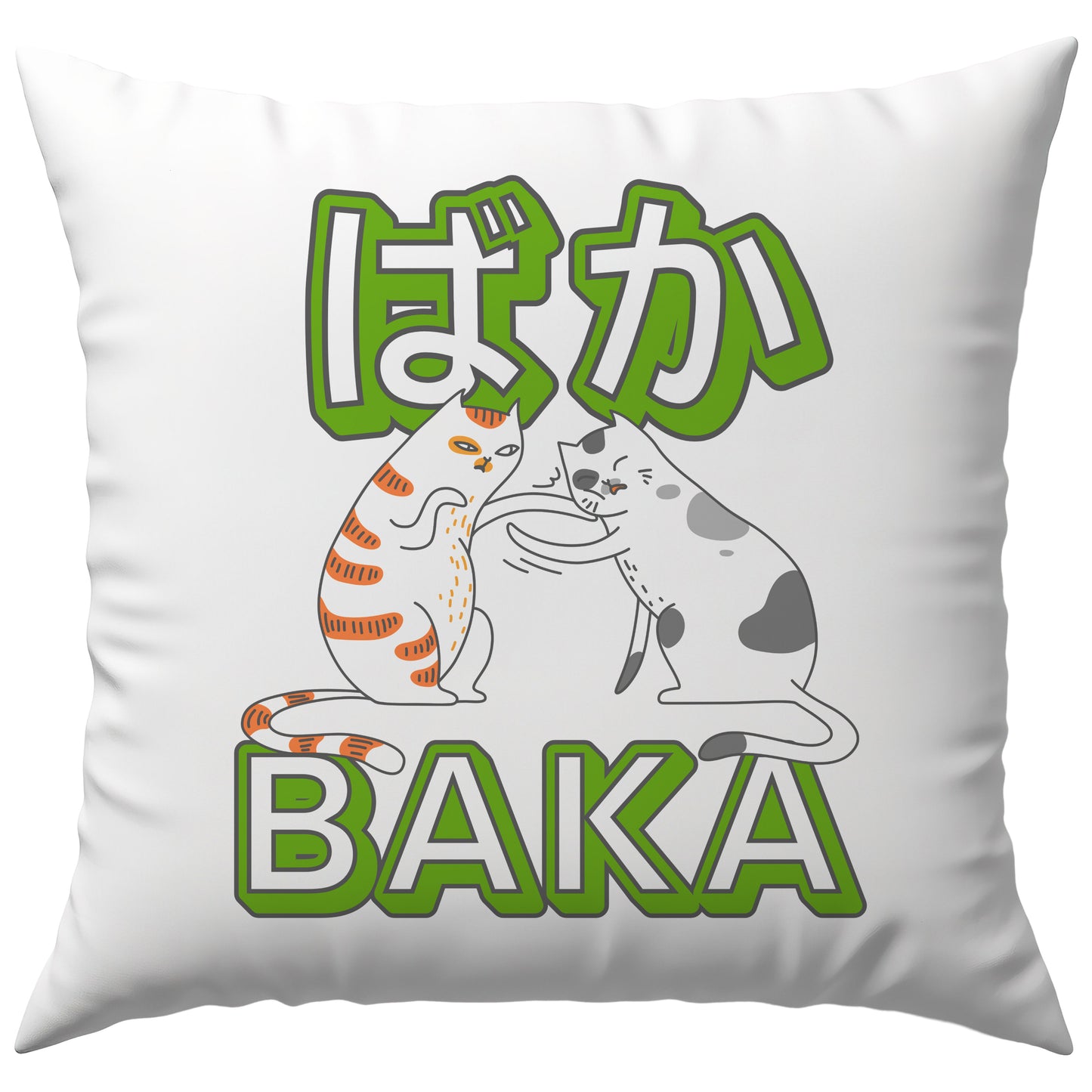 Baka Katzen Backpfeife Anime Deko Kissen