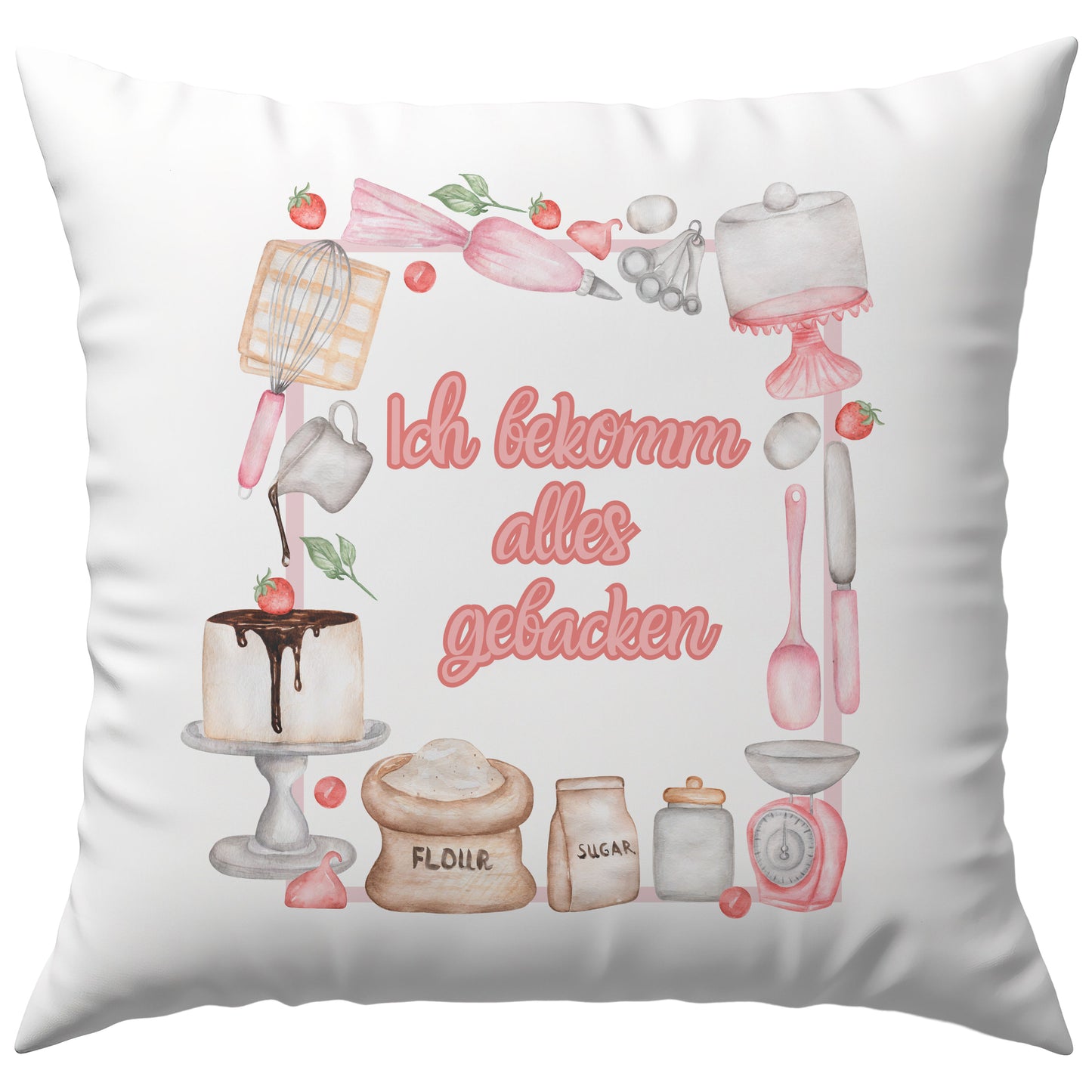 Ich Bekomm Alles Gebacken Bäckerin Konditorin Deko Kissen