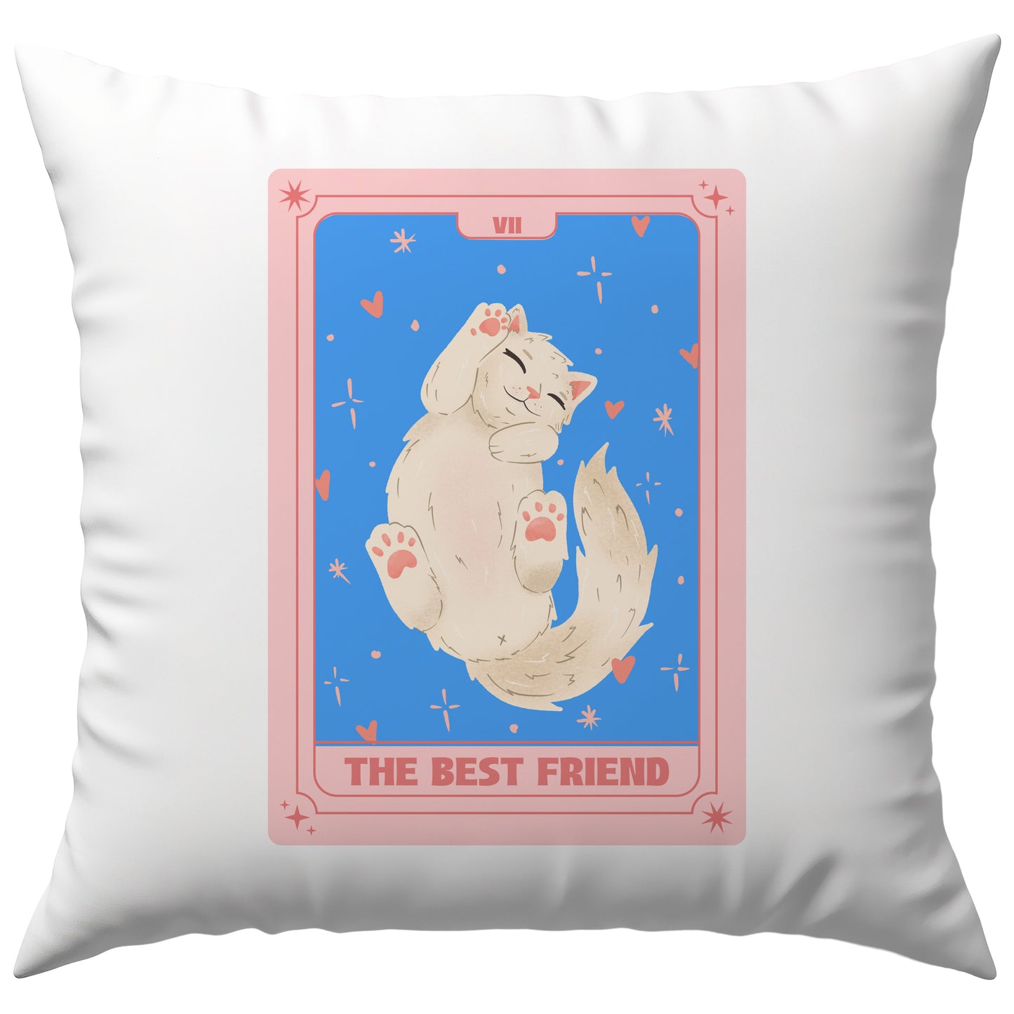 The Best Friend Katze Tarot Karte Deko Kissen