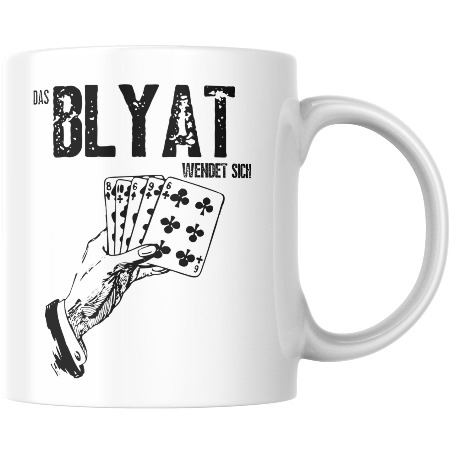 Das Blyat Wendet Sich Wortspiel Russisch Kaffee Tasse