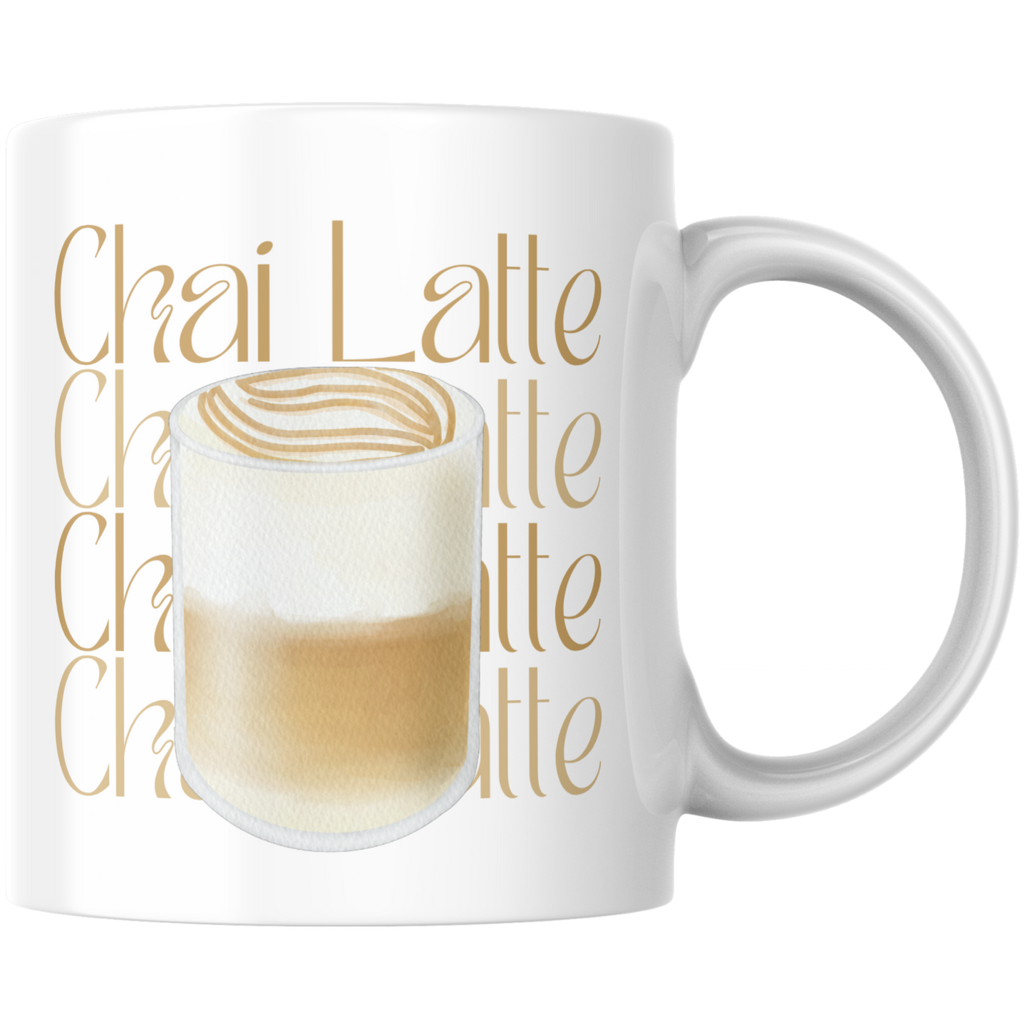 Chai Latte Tee Tasse