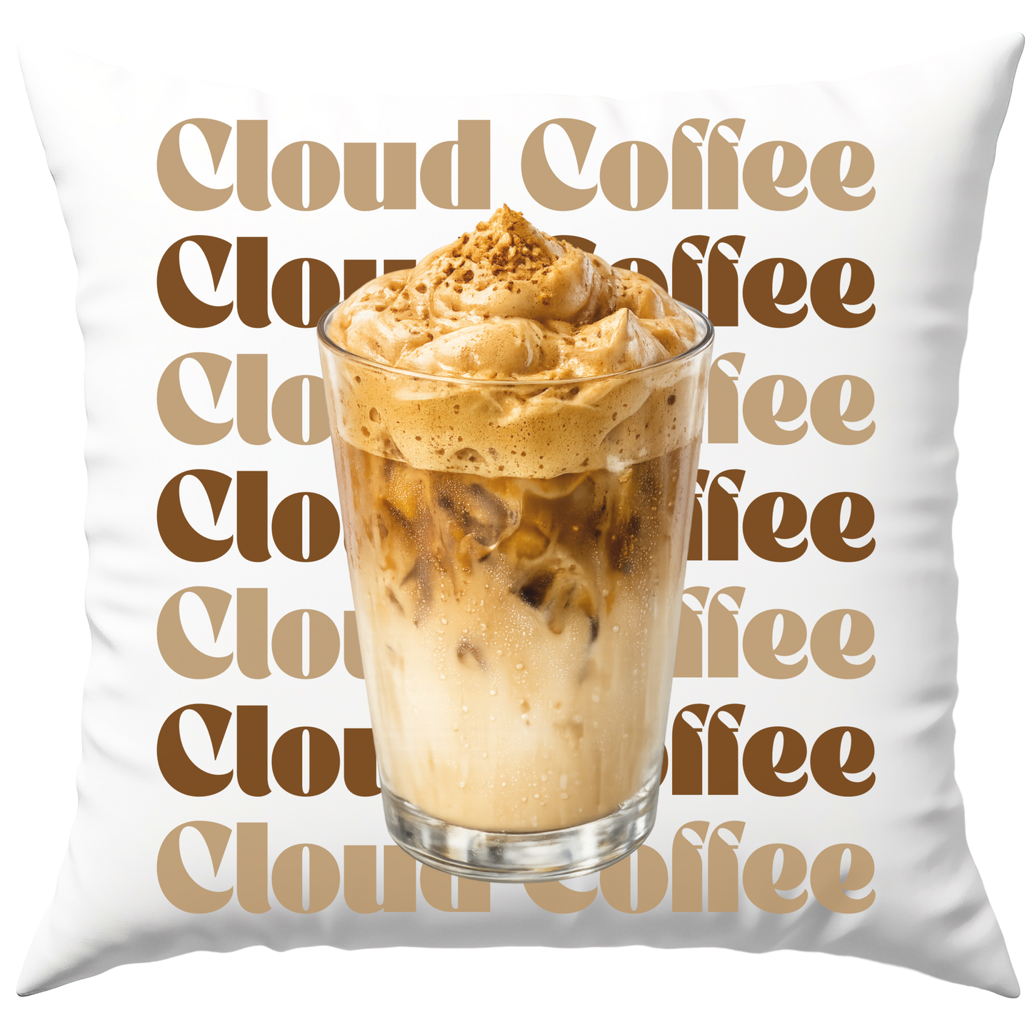 Cloud Coffee Deko Kissen