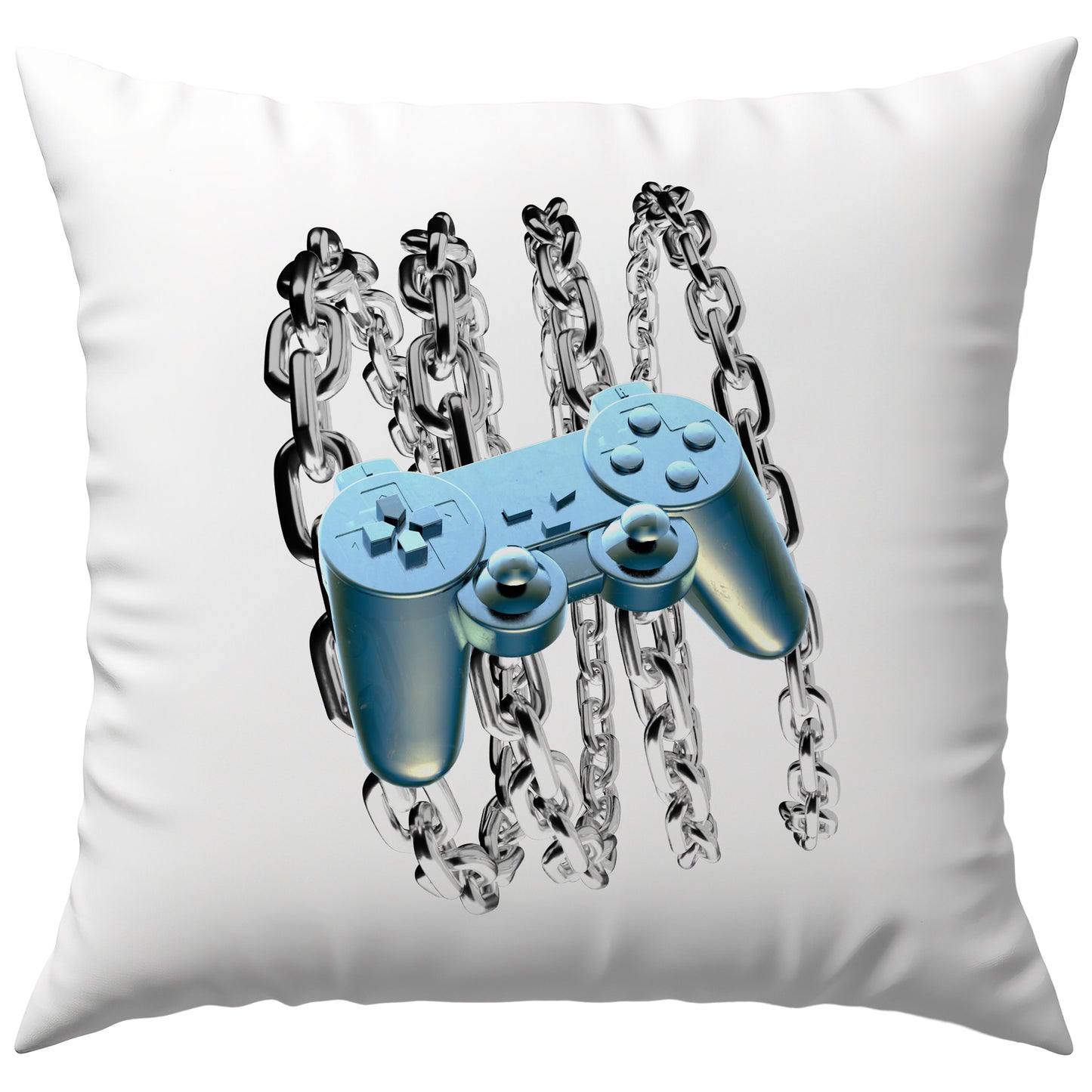 Controller Gaming Chrom Deko Kissen