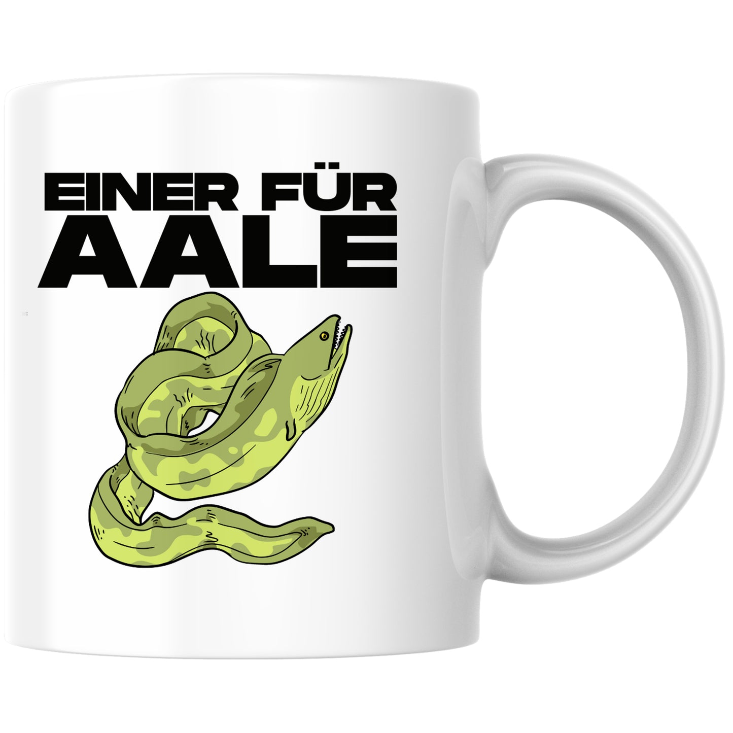 Einer Für Aale Angler Kaffee Tasse