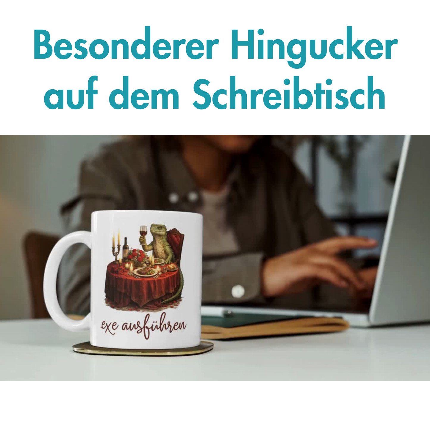 Exe Ausführen Date Wortspiel Kaffee Tasse